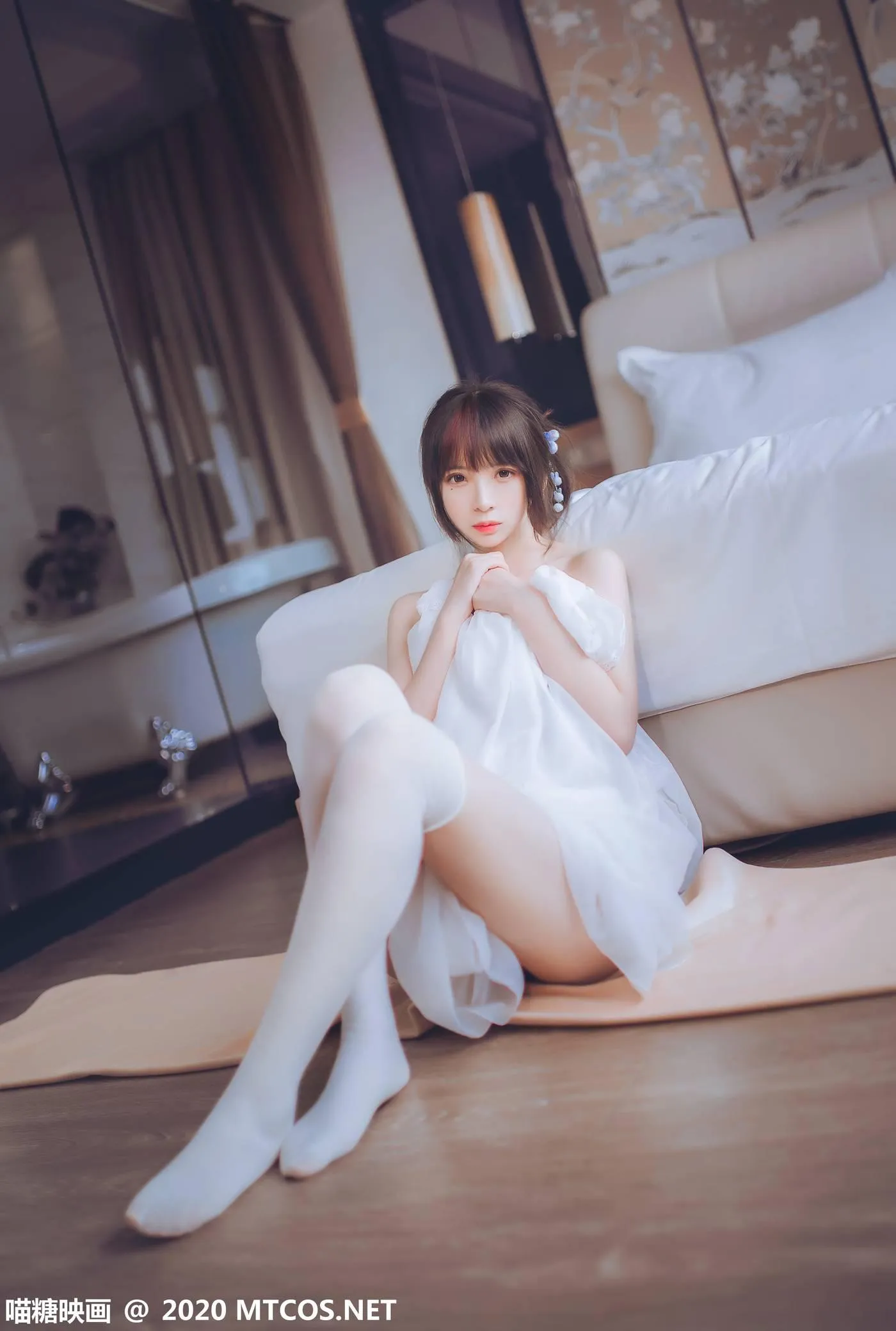 [喵糖映画] VOL.204 纯白睡裙[24P]插图7