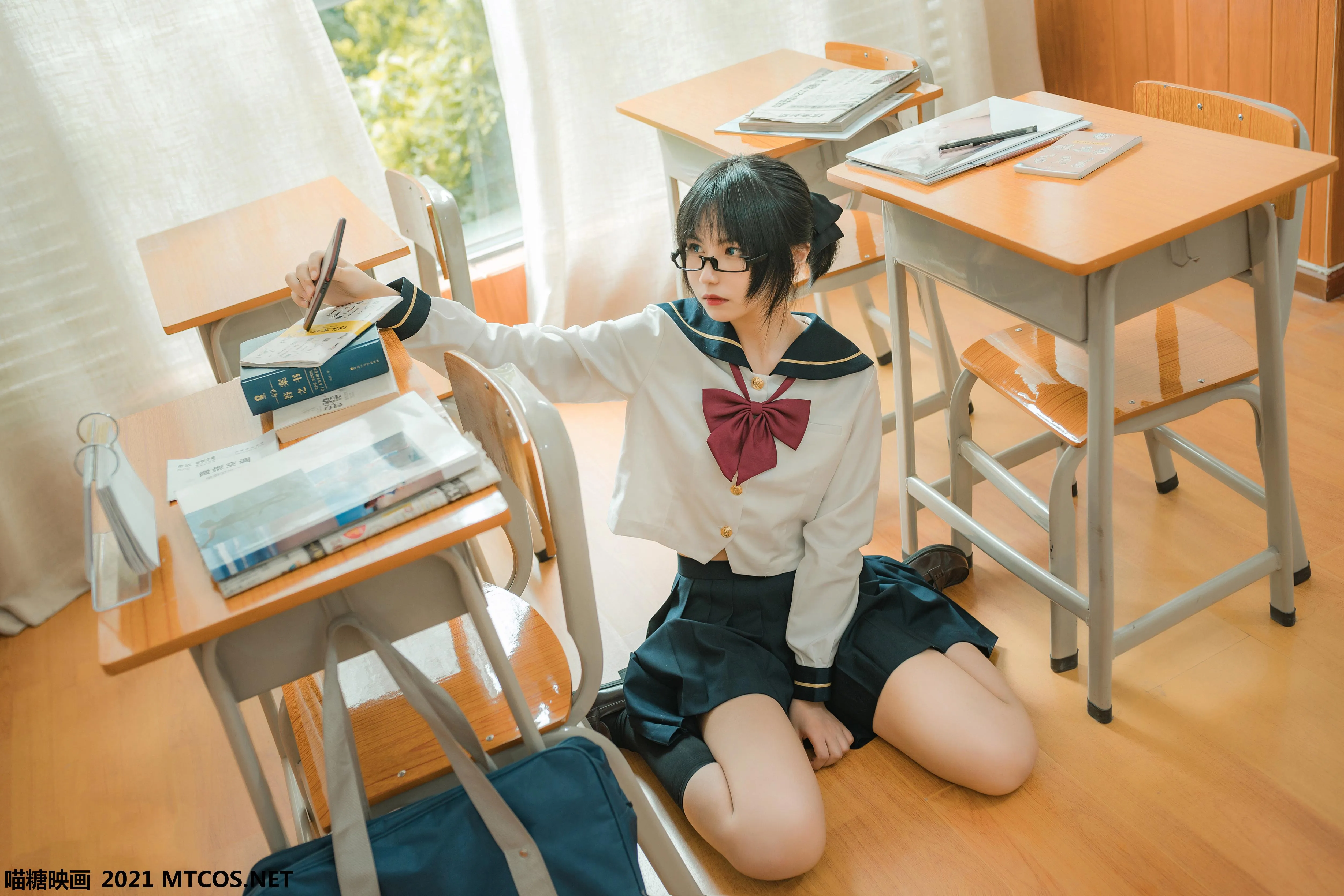 [喵糖映画]VOL.459 慵懒的JK[29P]插图2
