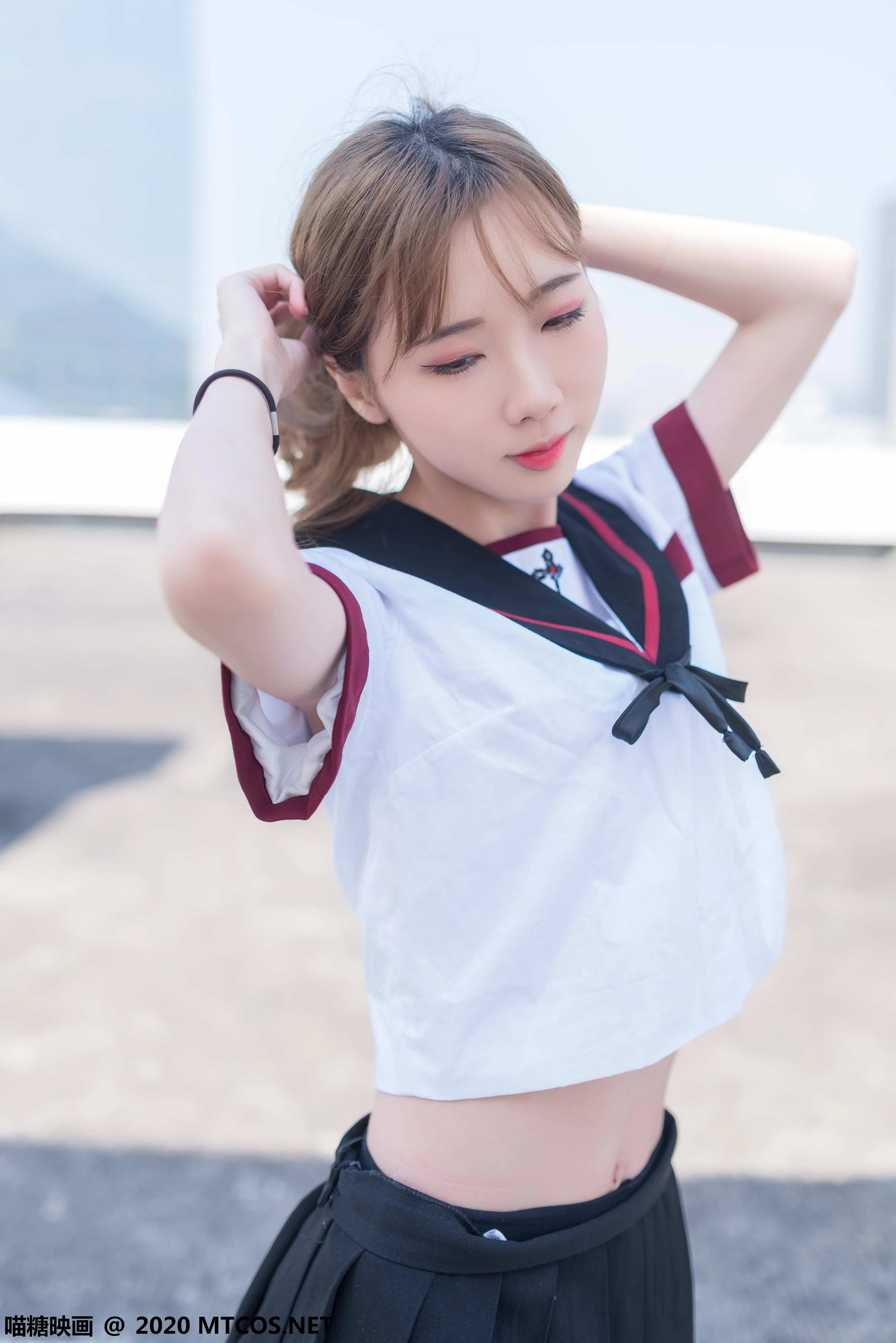 [喵糖映画] VOL.322 天台少女[46P]插图