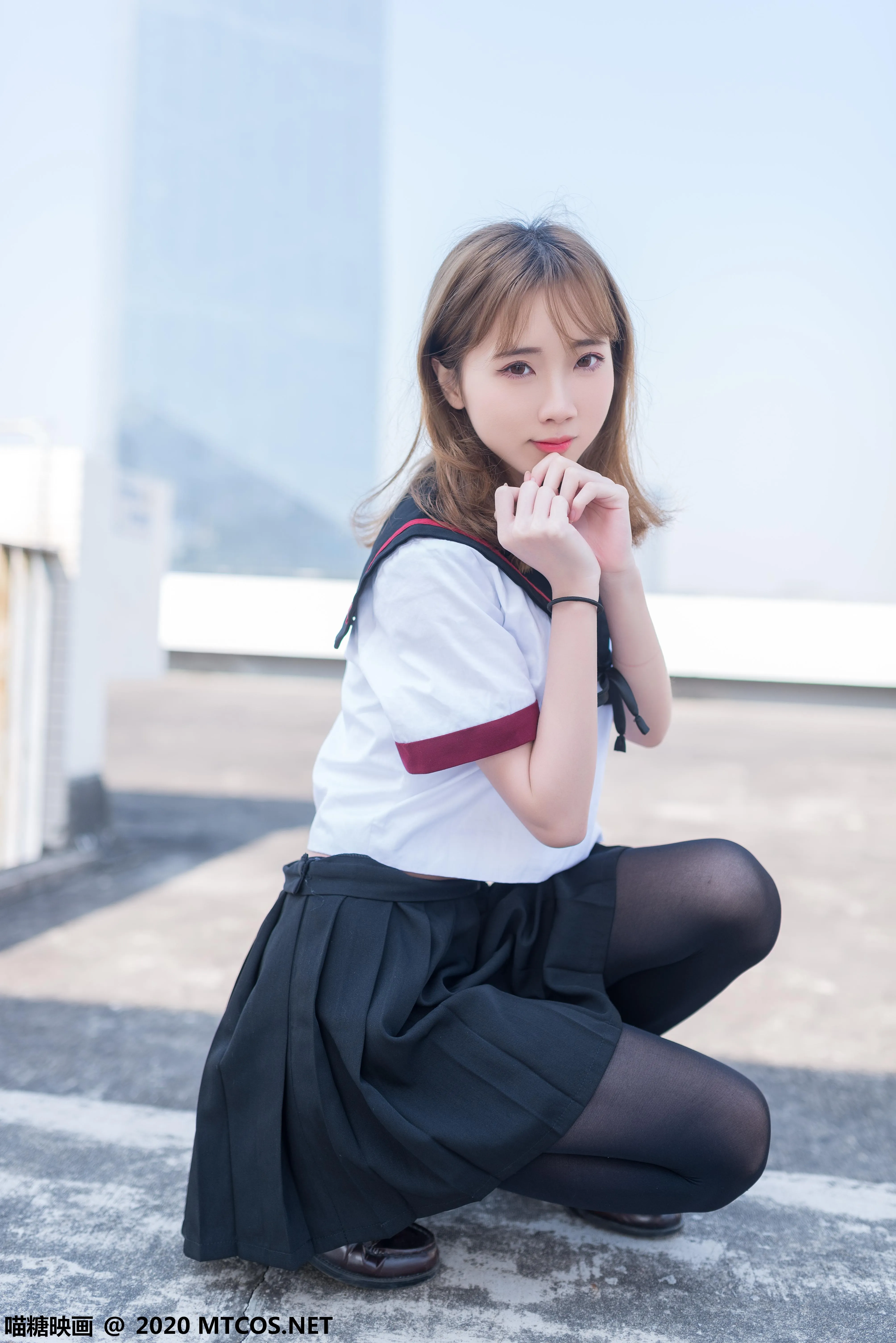 [喵糖映画] VOL.322 天台少女[46P]插图5