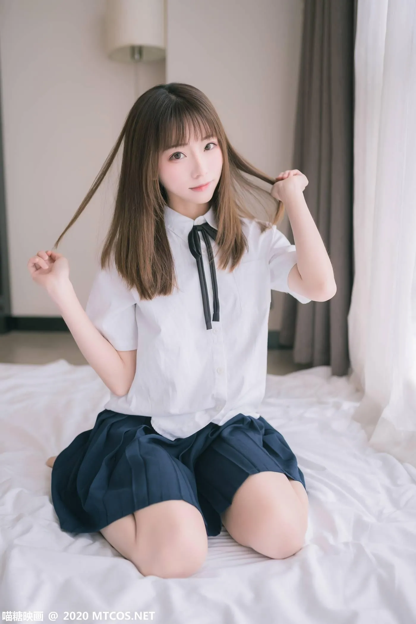 [喵糖映画] JKL.012 夏季校服JK制服[48P]插图1