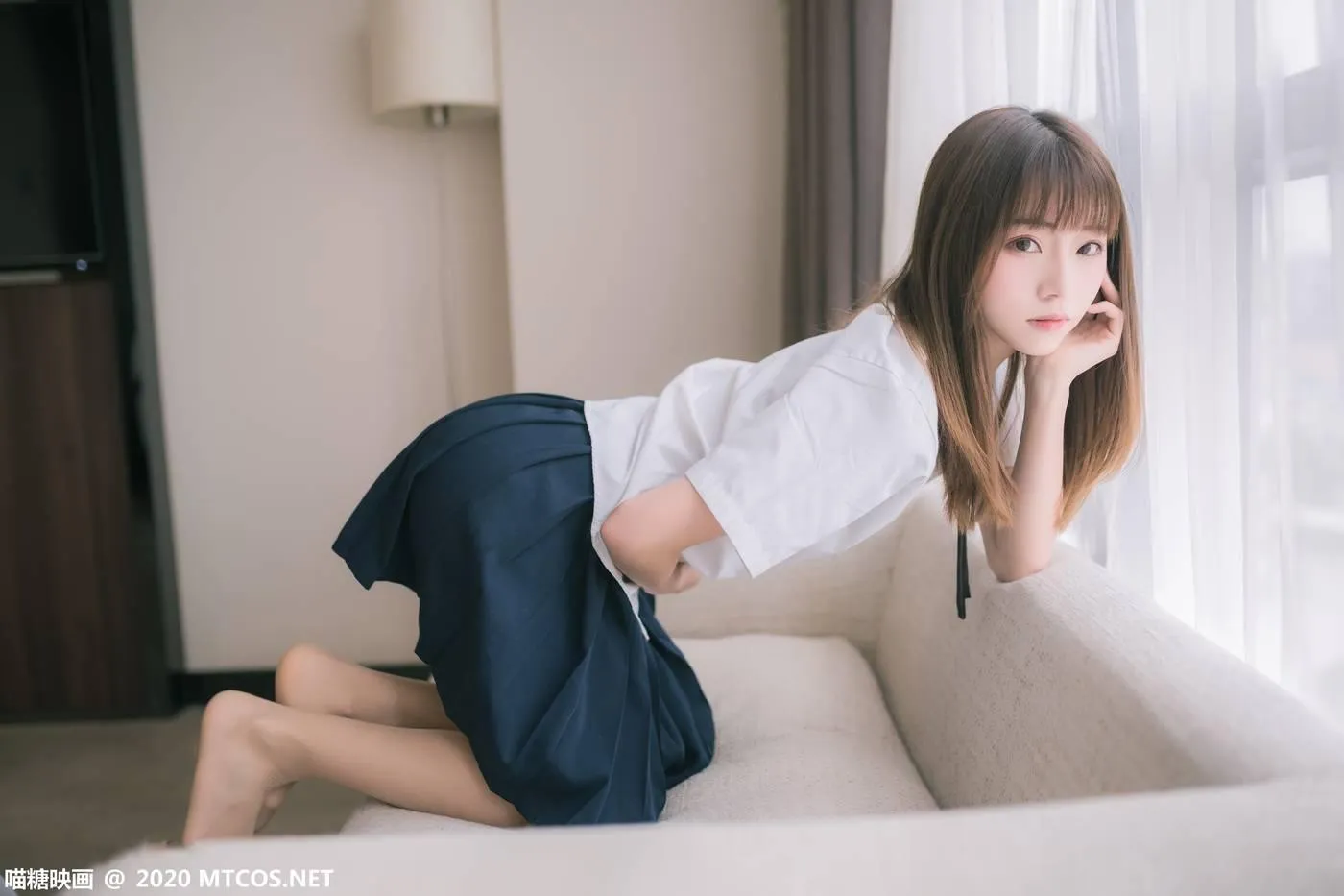[喵糖映画] JKL.012 夏季校服JK制服[48P]插图1