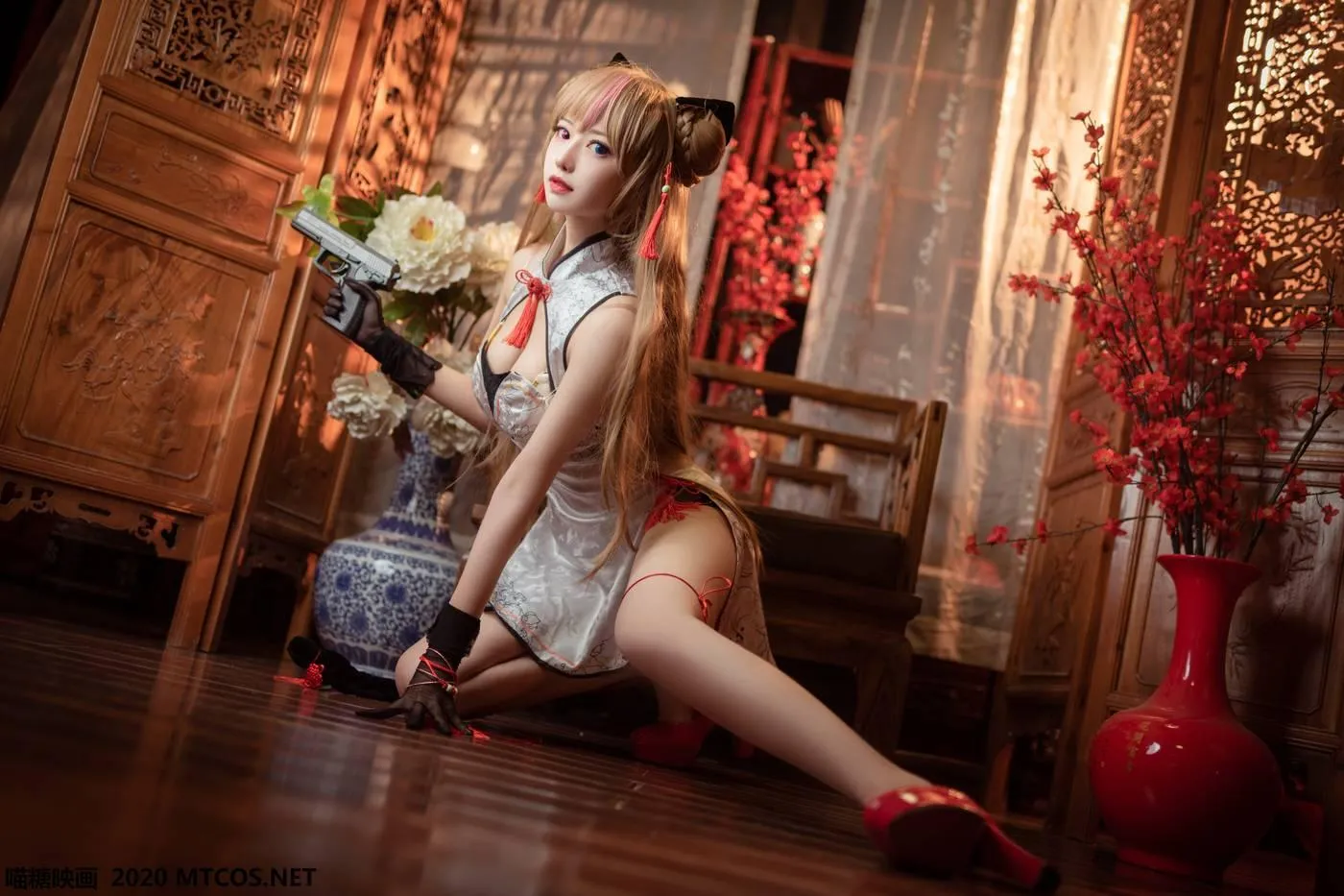 [喵糖映画] HML.011 蜂糖花旗袍[20P]插图6