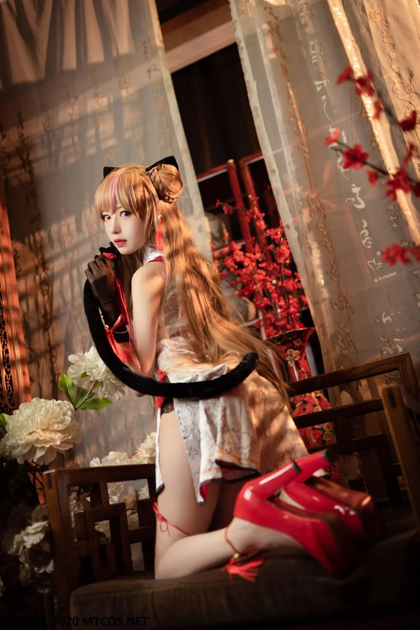 [喵糖映画] HML.011 蜂糖花旗袍[20P]插图1