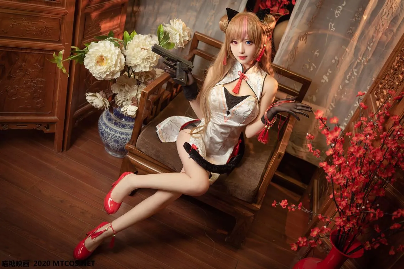 [喵糖映画] HML.011 蜂糖花旗袍[20P]插图5