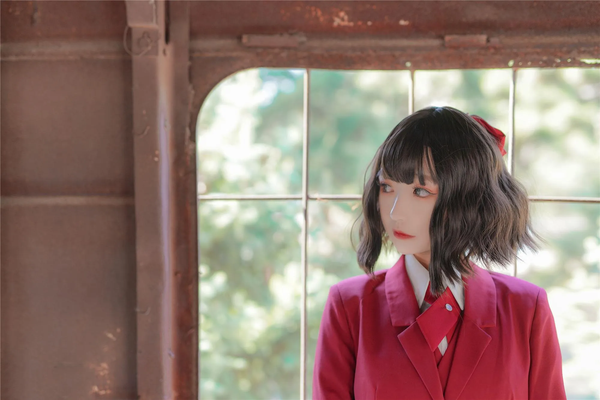 [喵糖映画]VOL.444 红色JK裙[39P]插图2