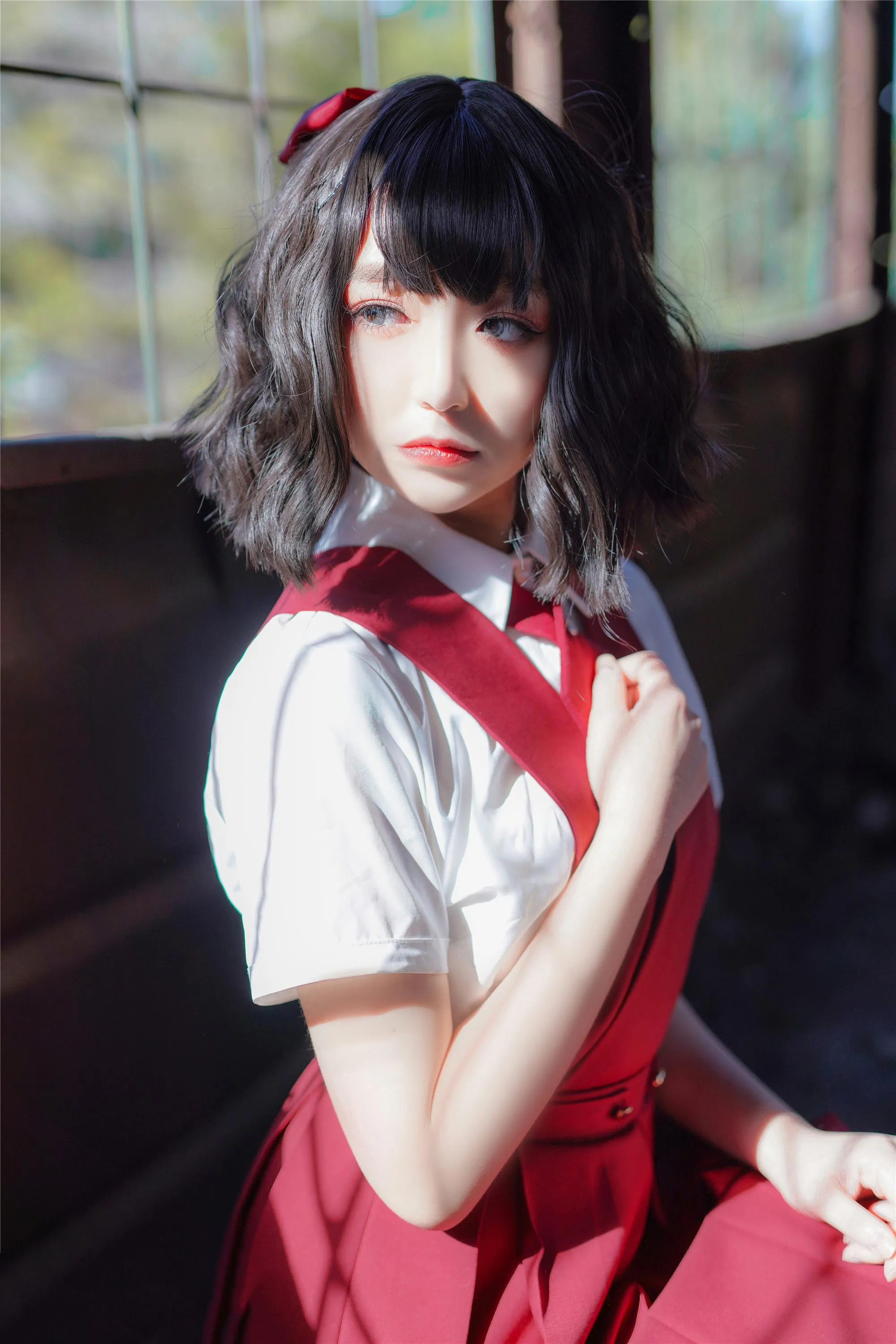 [喵糖映画]VOL.444 红色JK裙[39P]插图1