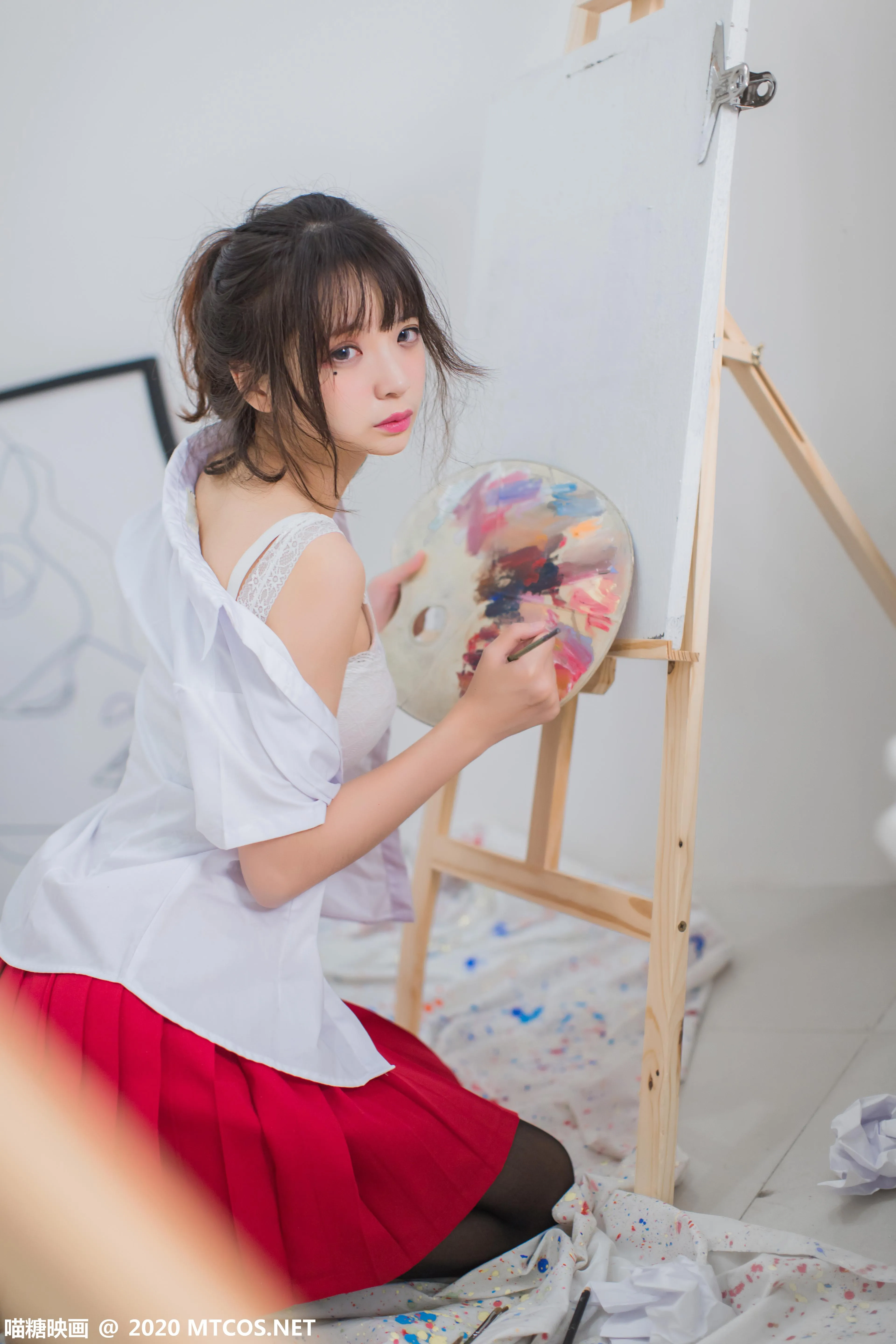 [喵糖映画] VOL.319 画室少女[23P]插图