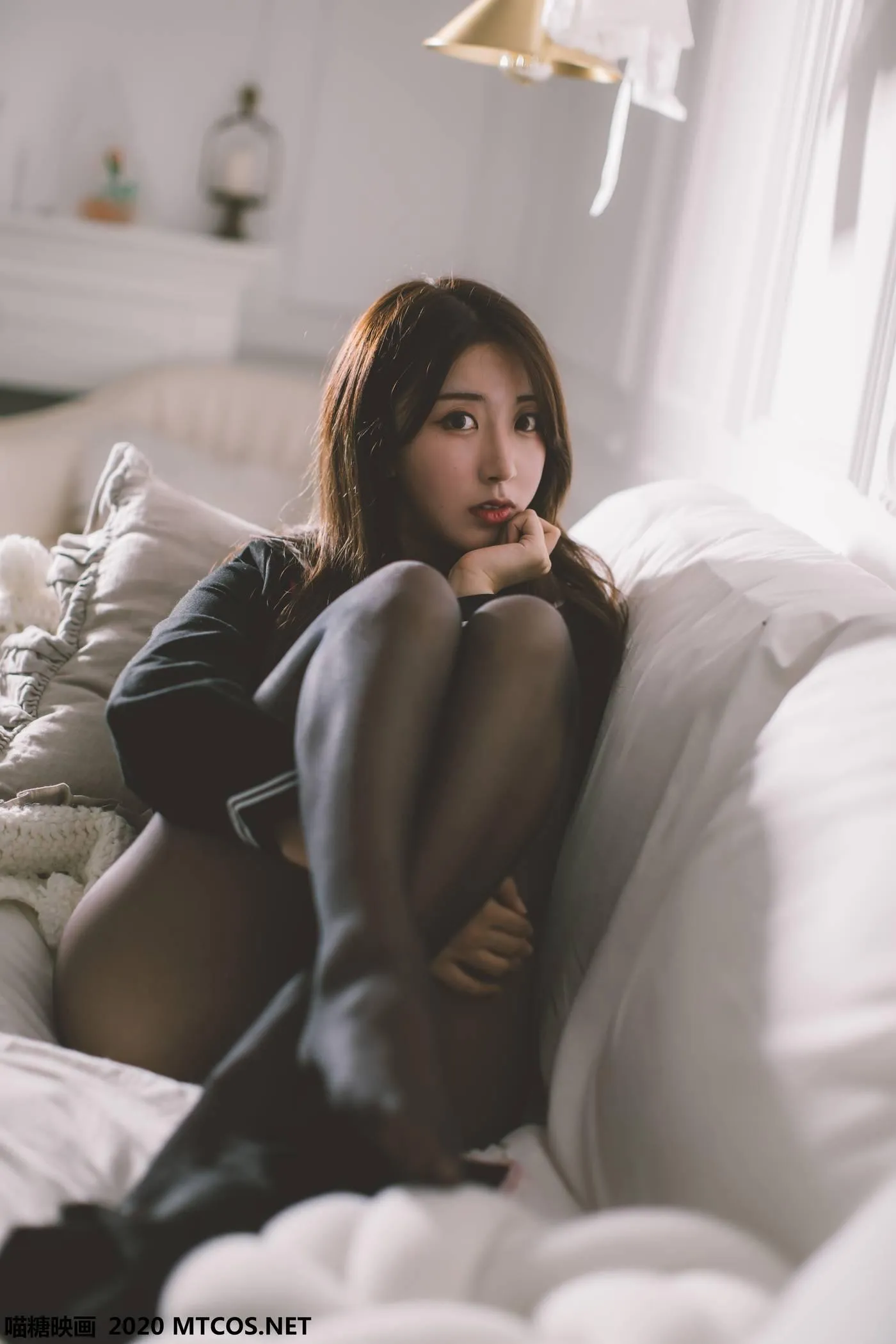 [喵糖映画] JKL.002 黑色JK少女[50P]插图8