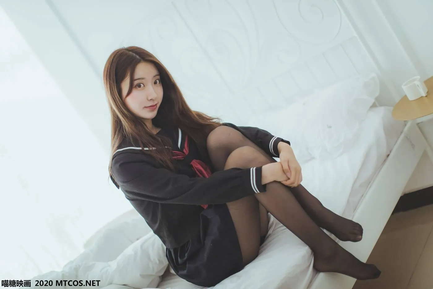 [喵糖映画] JKL.002 黑色JK少女[50P]插图8