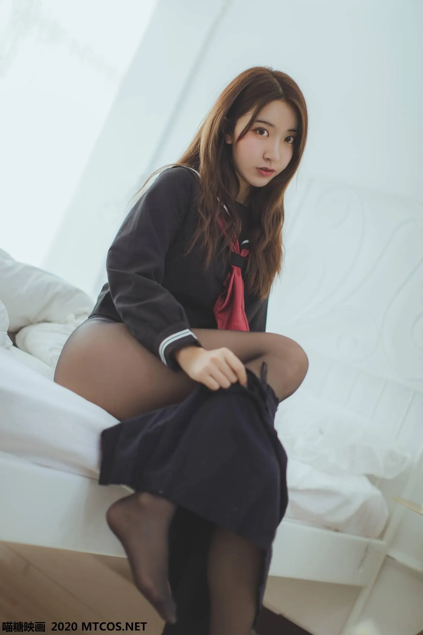 [喵糖映画] JKL.002 黑色JK少女[50P]插图9
