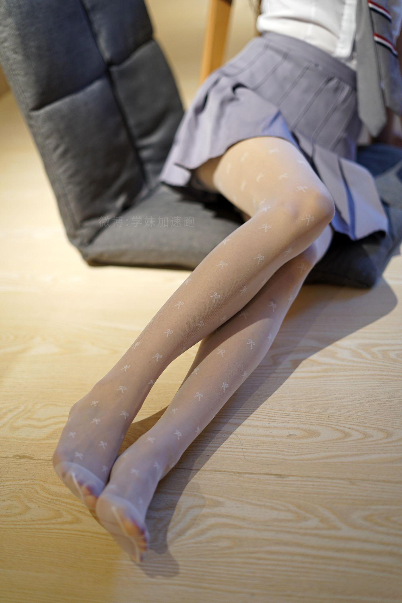学妹加速跑 XM090《白丝小阿萌-萌萌》[94P]插图1