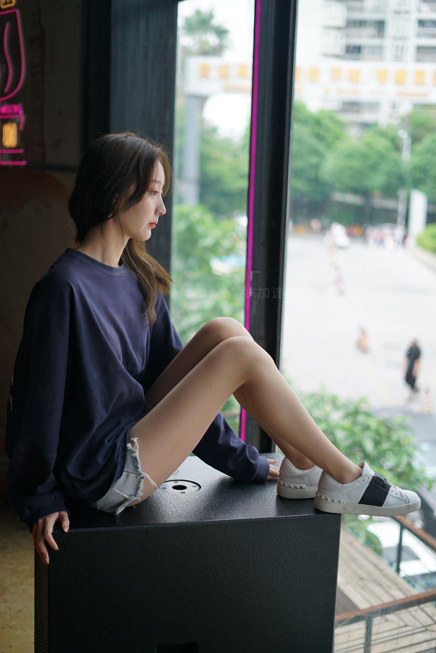 学妹加速跑 XM087《腿玩年的腿-九九》[100P]插图6