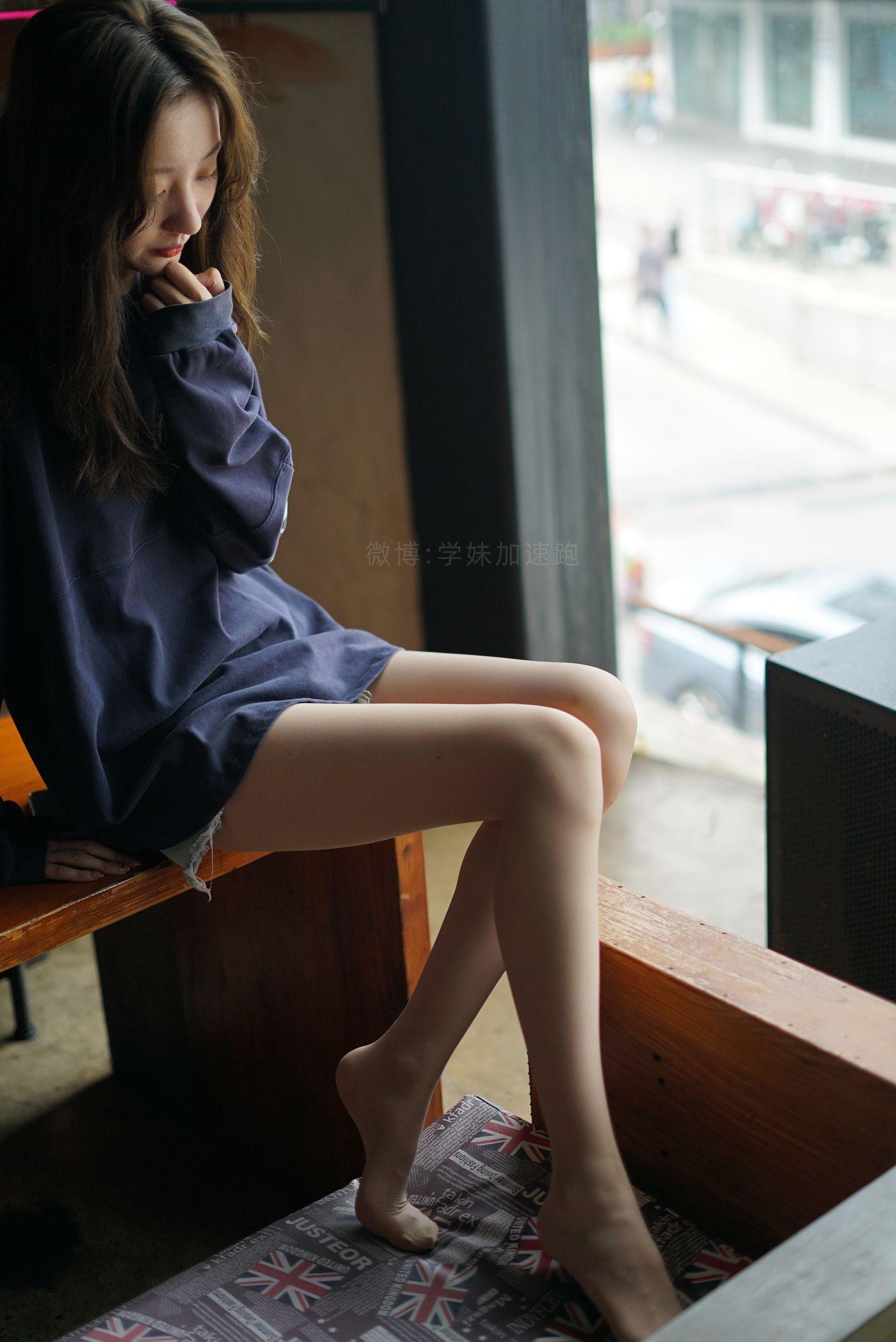 学妹加速跑 XM087《腿玩年的腿-九九》[100P]插图5