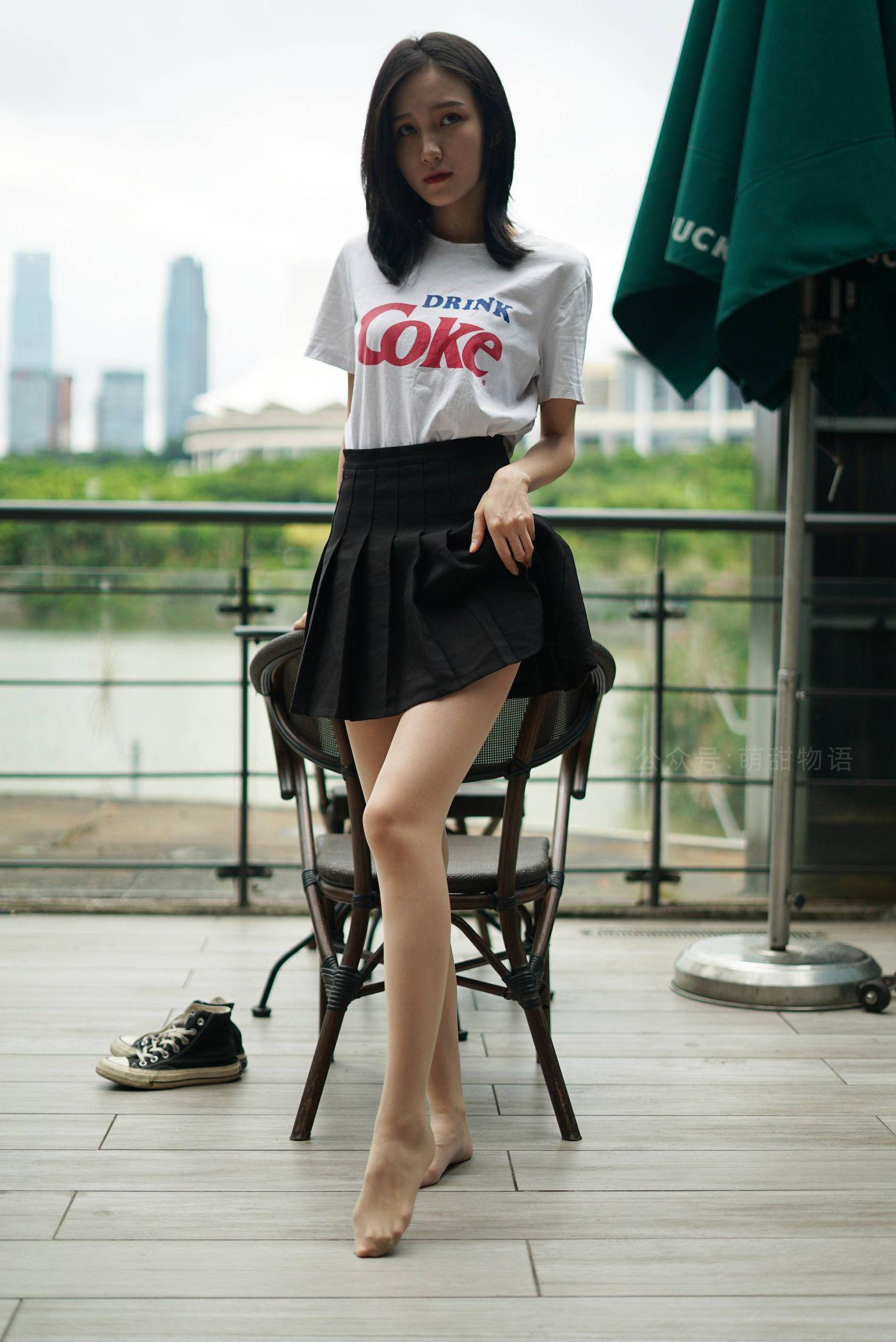萌甜物语 XM107《清纯百褶裙-腿腿》[100P]插图2