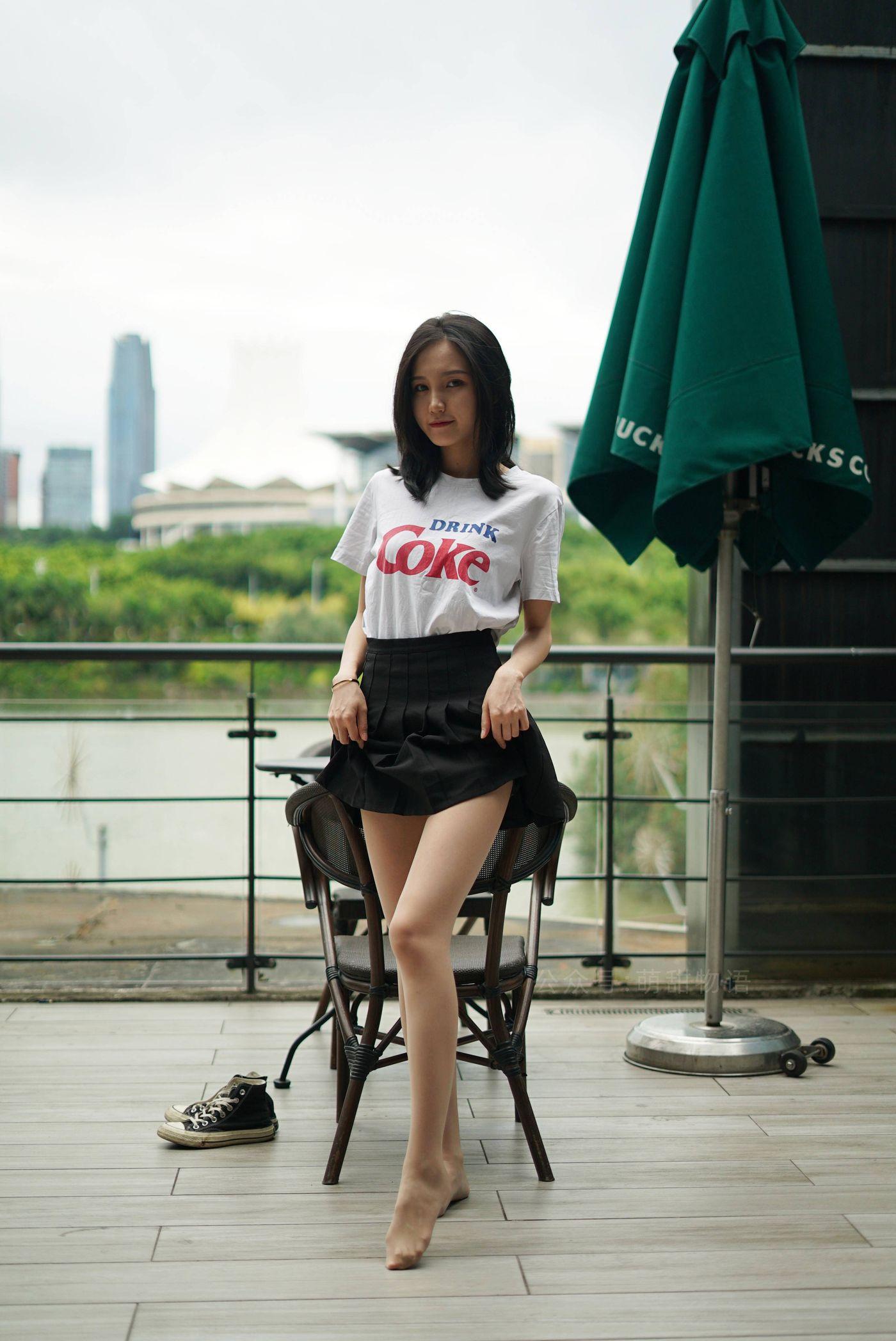 萌甜物语 XM107《清纯百褶裙-腿腿》[100P]插图3
