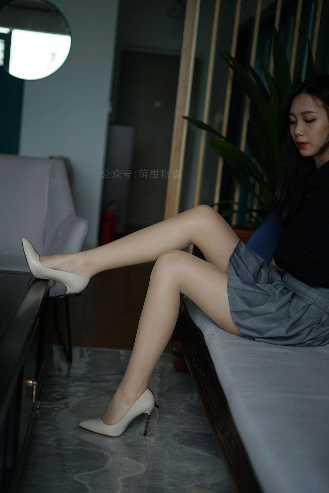 萌甜物语 XM121《短裙黑衬衣-小苏》[97P]插图8