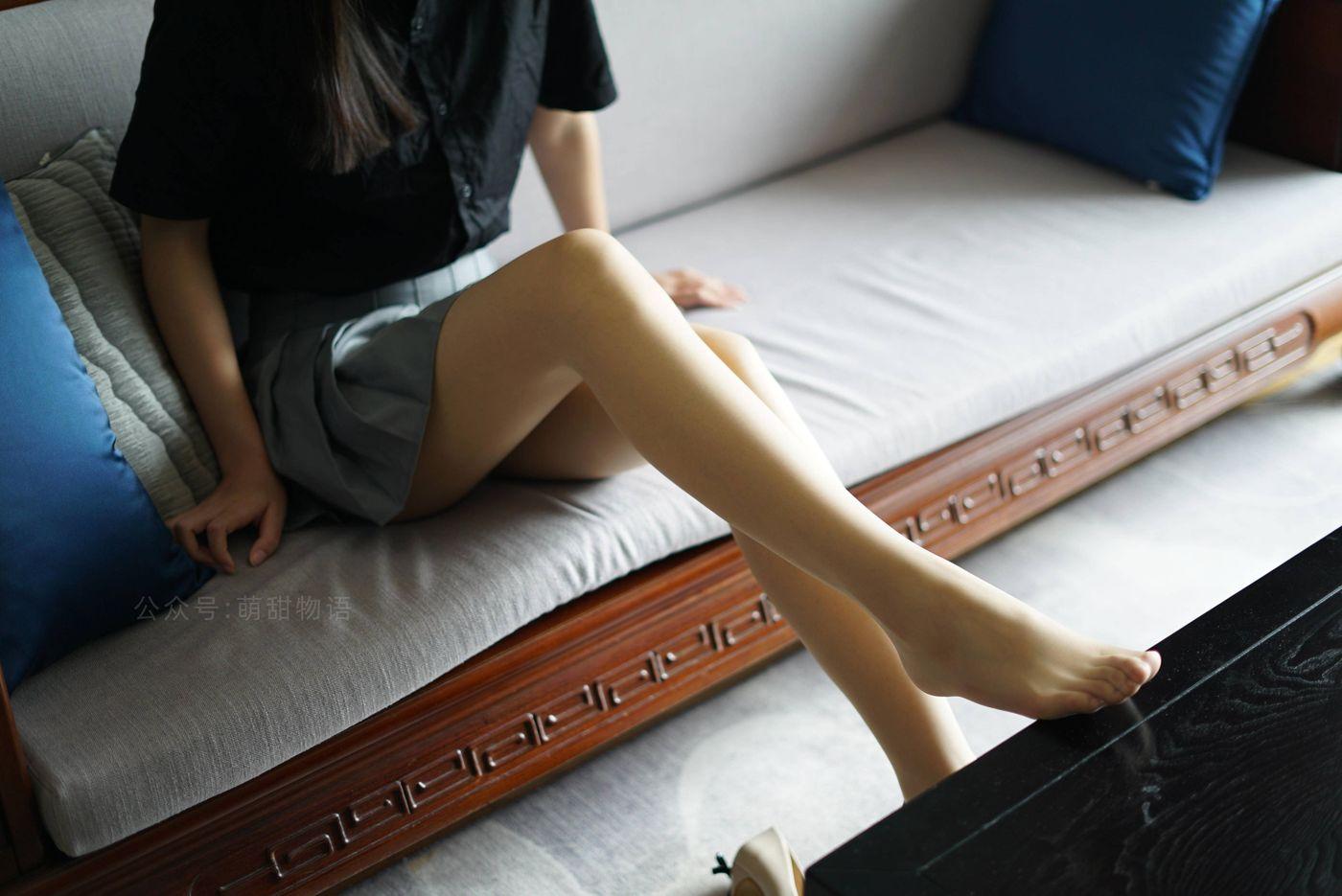 萌甜物语 XM121《短裙黑衬衣-小苏》[97P]插图7