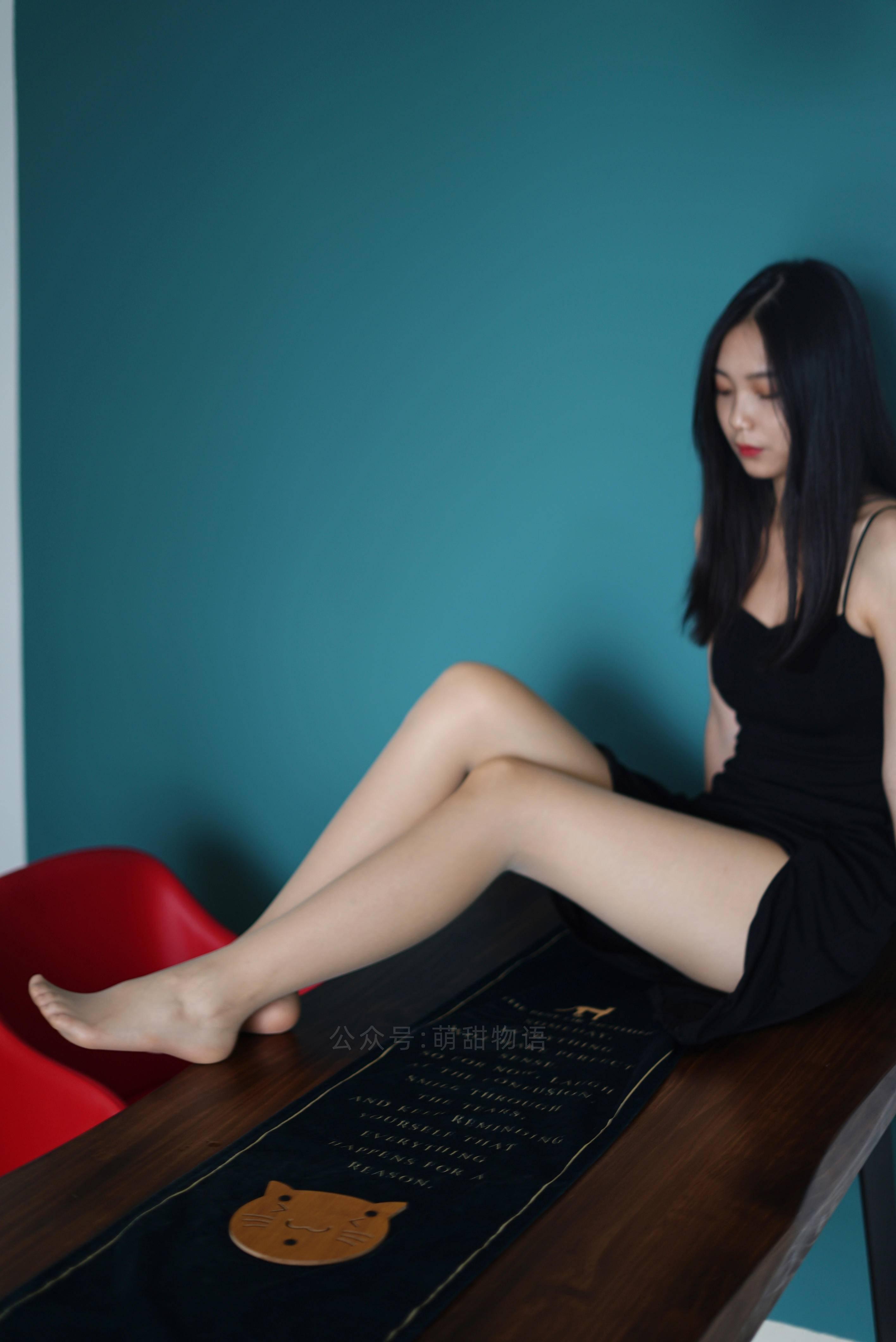 [萌甜物语]XM127《黑色开衩裙-苏苏》[102P]插图6