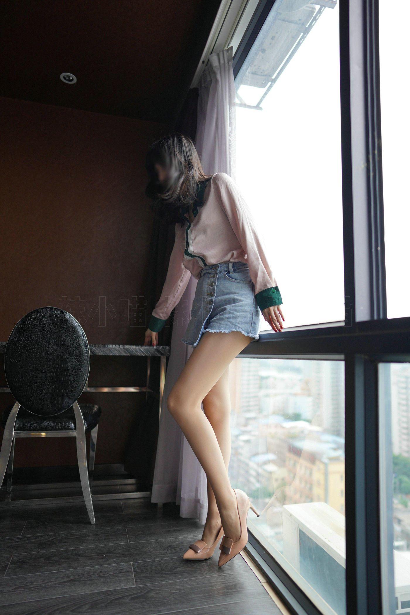 袜小喵 KT205 热裤少女喵 [59P]插图5