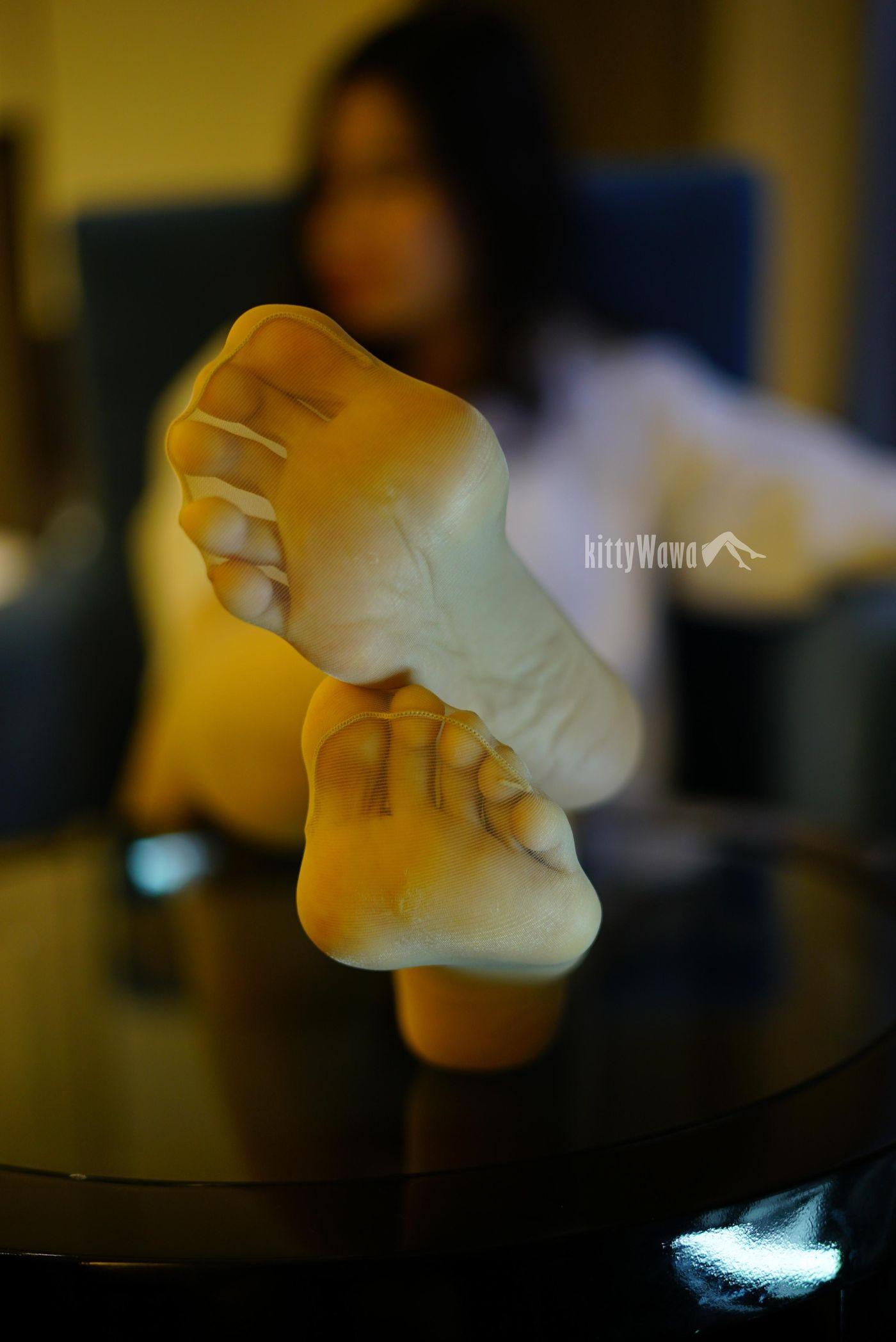 袜小喵 KT033 你的白衬衣 [59P]插图6
