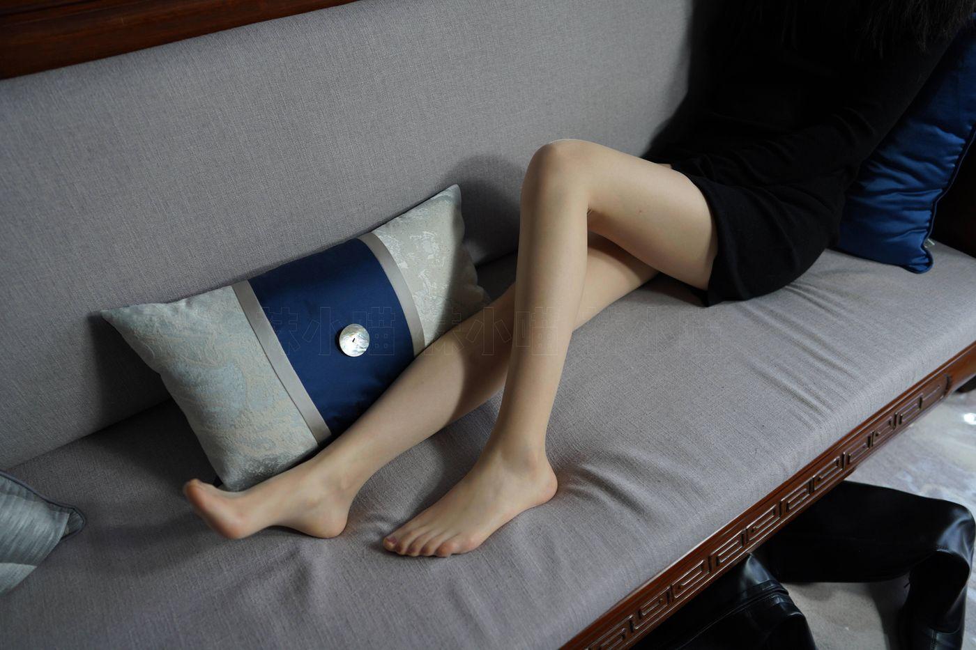 袜小喵 KT264 黑短裙与靴 [99P]插图8