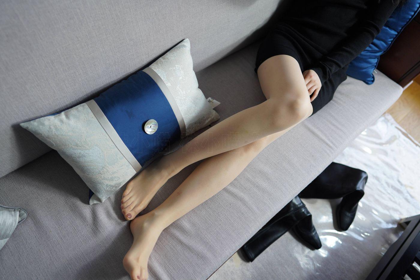 袜小喵 KT264 黑短裙与靴 [99P]插图3