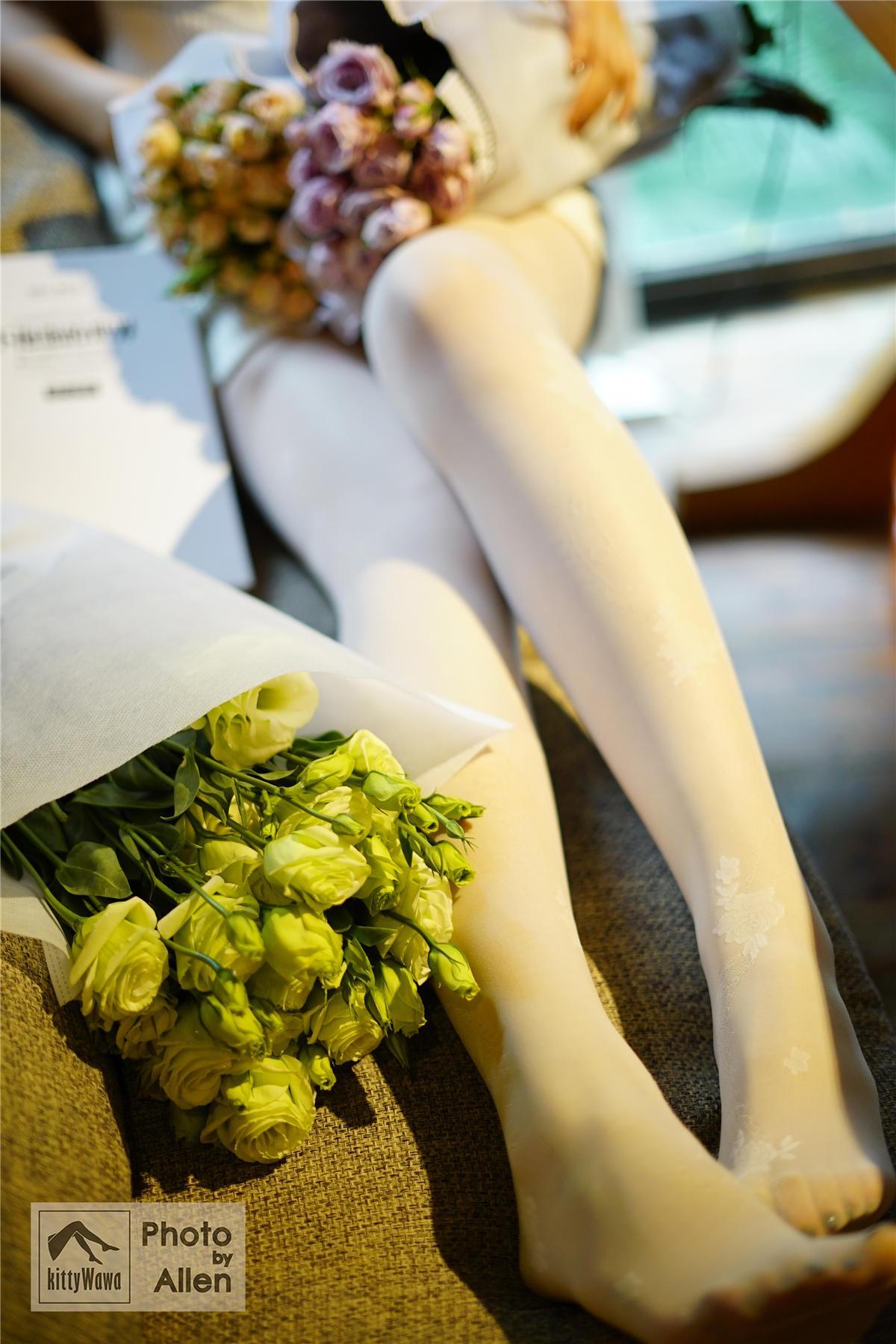 袜小喵 KT025 被花耽误的一期 [99P]插图7