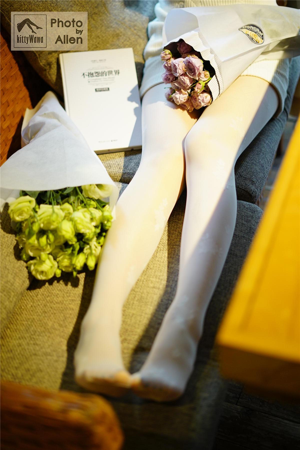 袜小喵 KT025 被花耽误的一期 [99P]插图4
