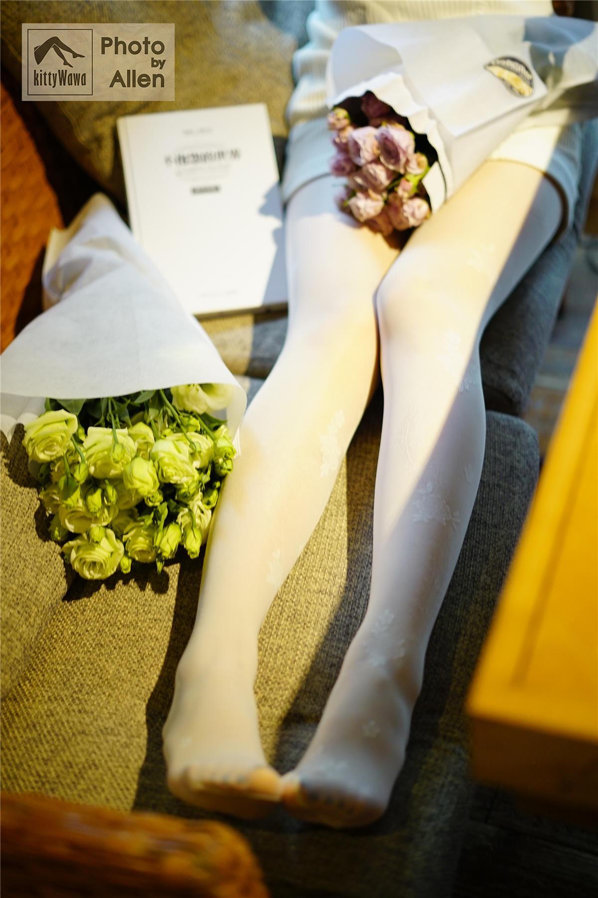 袜小喵 KT025 被花耽误的一期 [99P]插图5