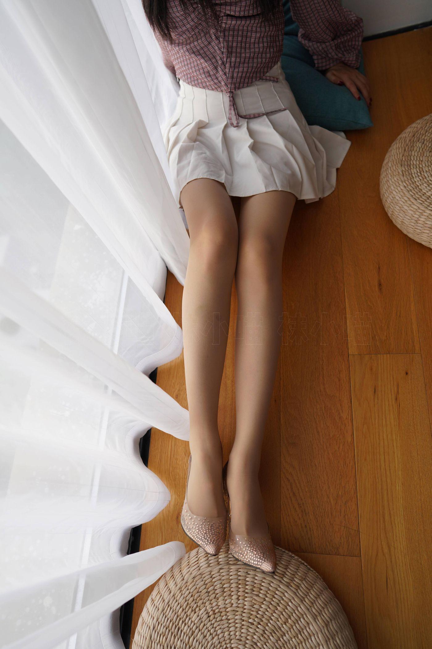 袜小喵 KT269 清新小格子 [99P]插图2