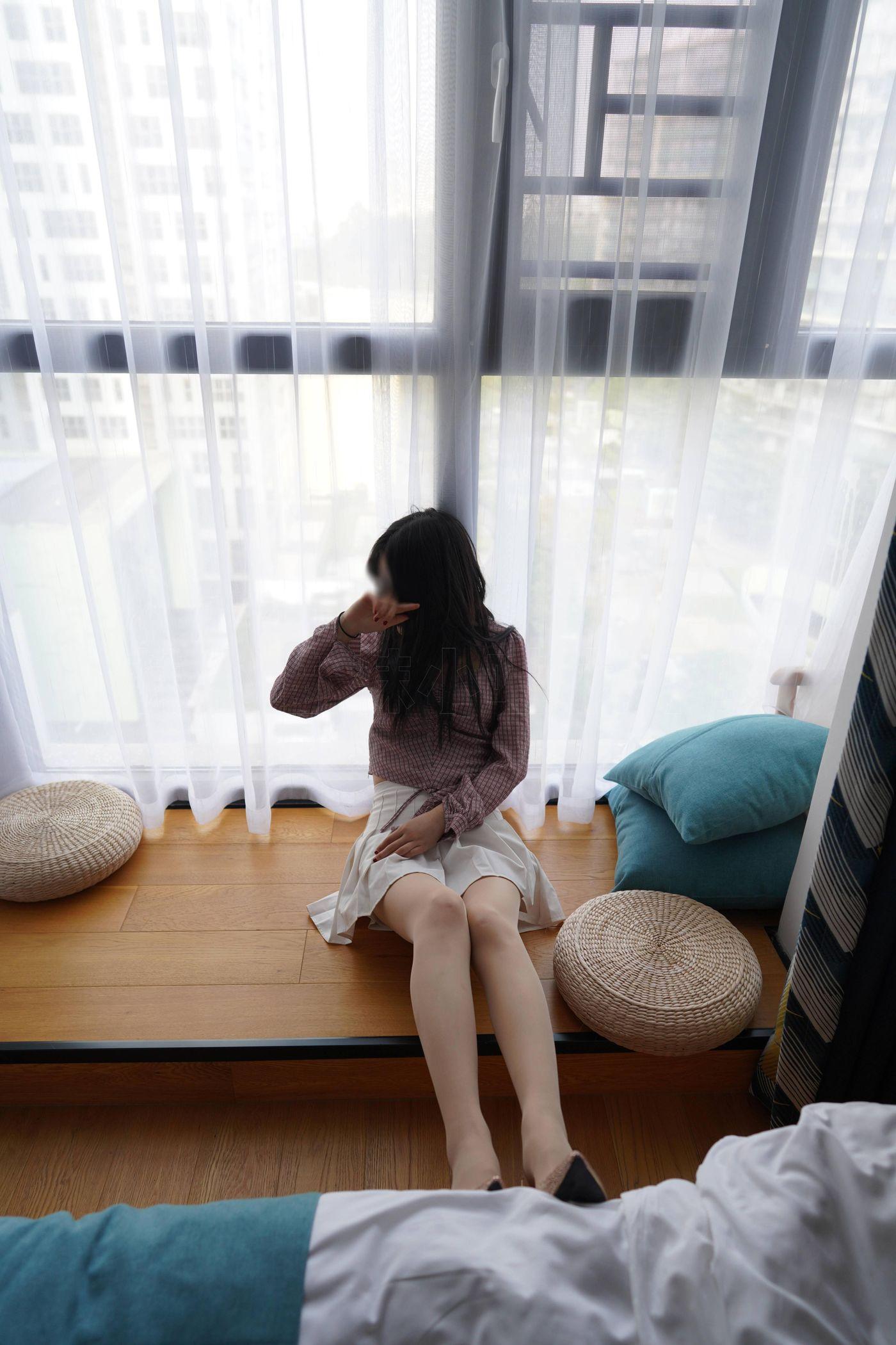 袜小喵 KT269 清新小格子 [99P]插图7