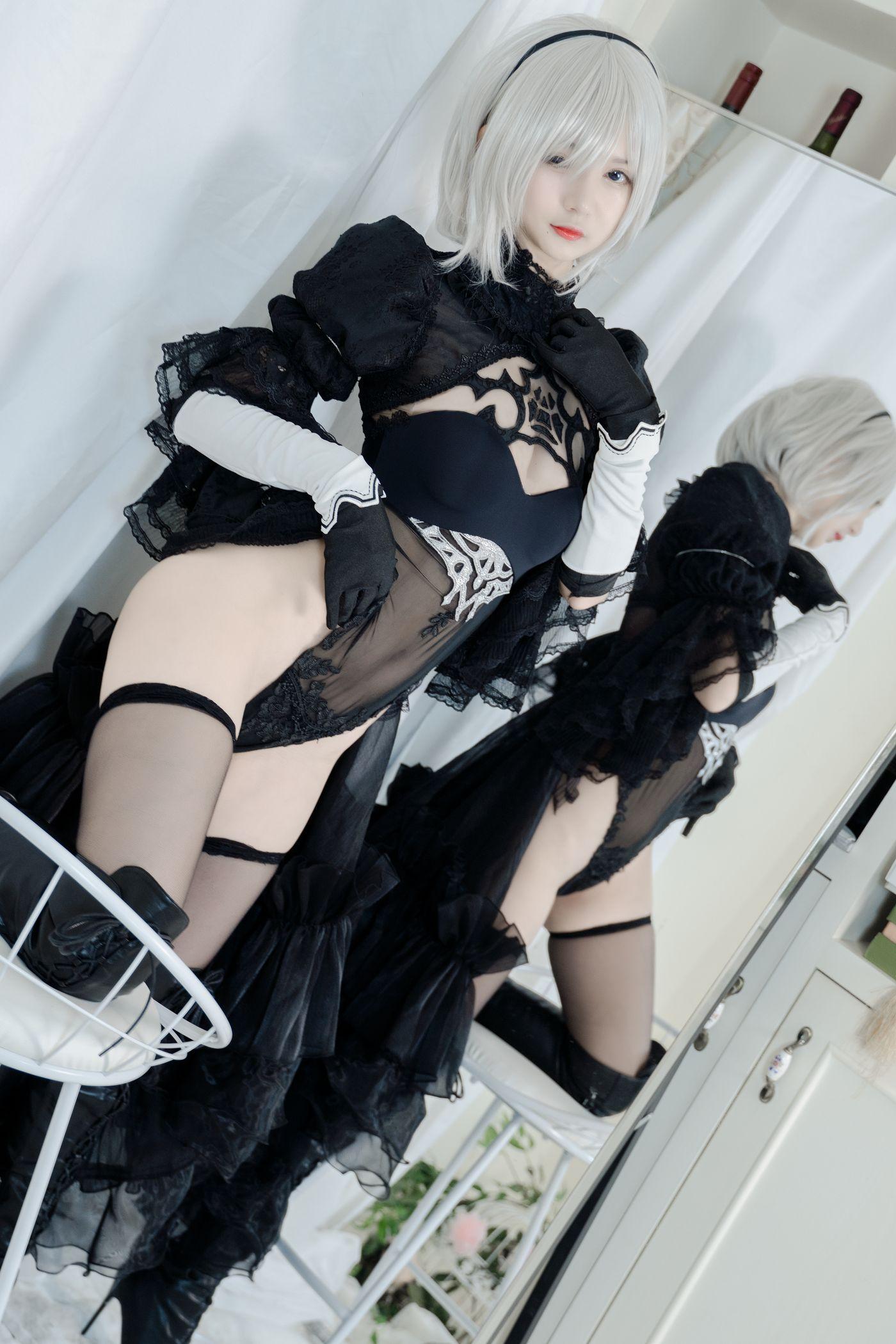51酱 NO.003 2B黑婚纱 [53P]插图