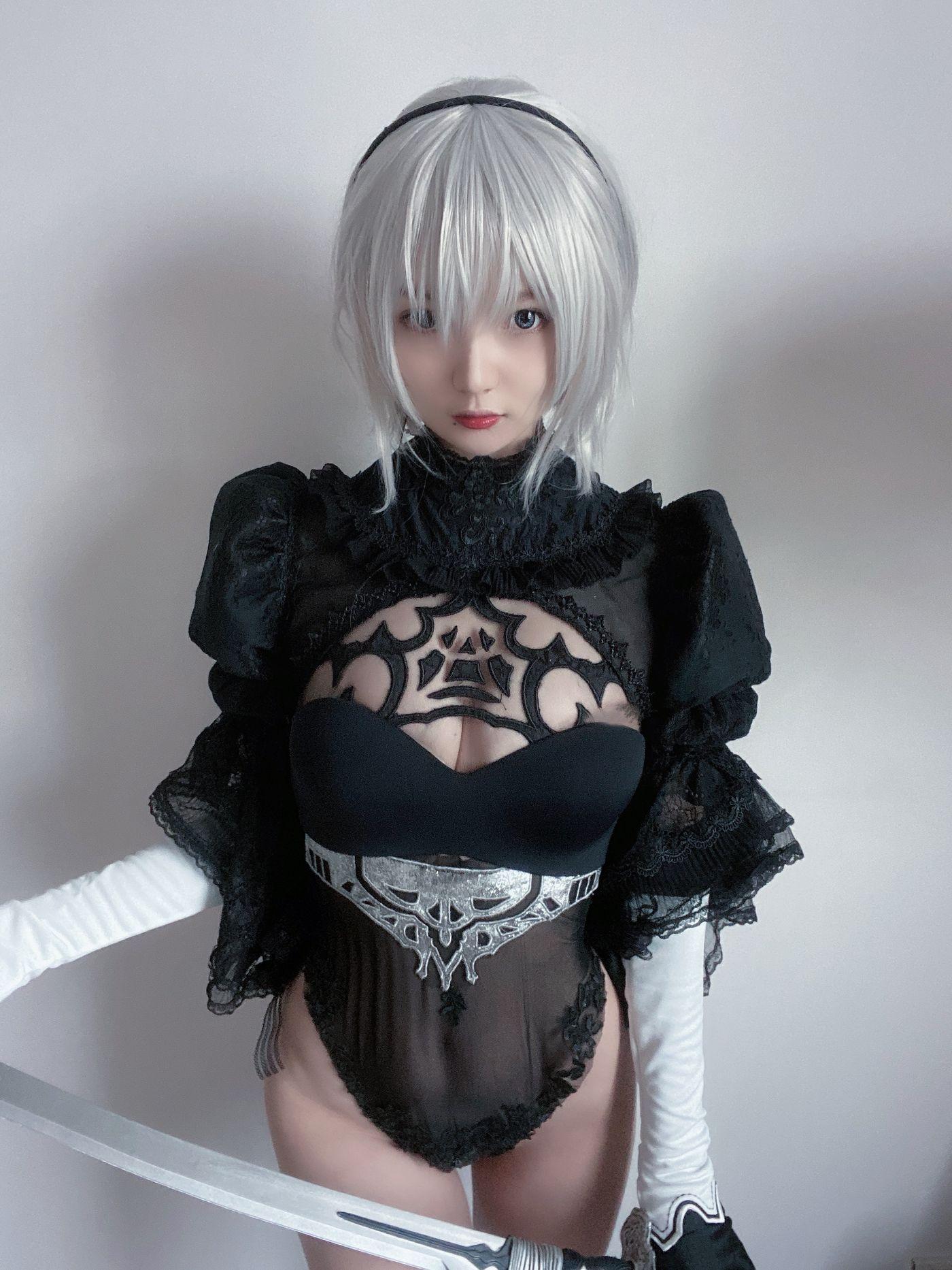 51酱 NO.003 2B黑婚纱 [53P]插图9