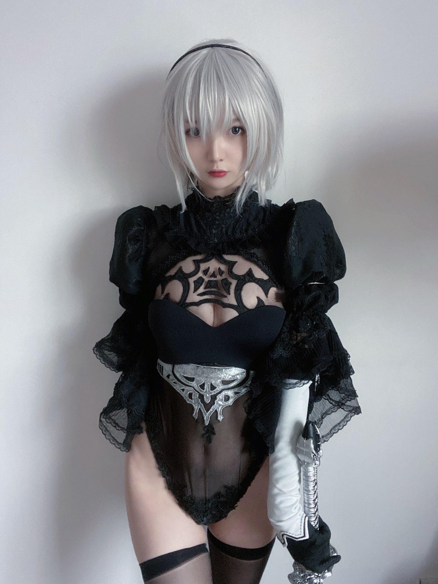 51酱 NO.003 2B黑婚纱 [53P]插图