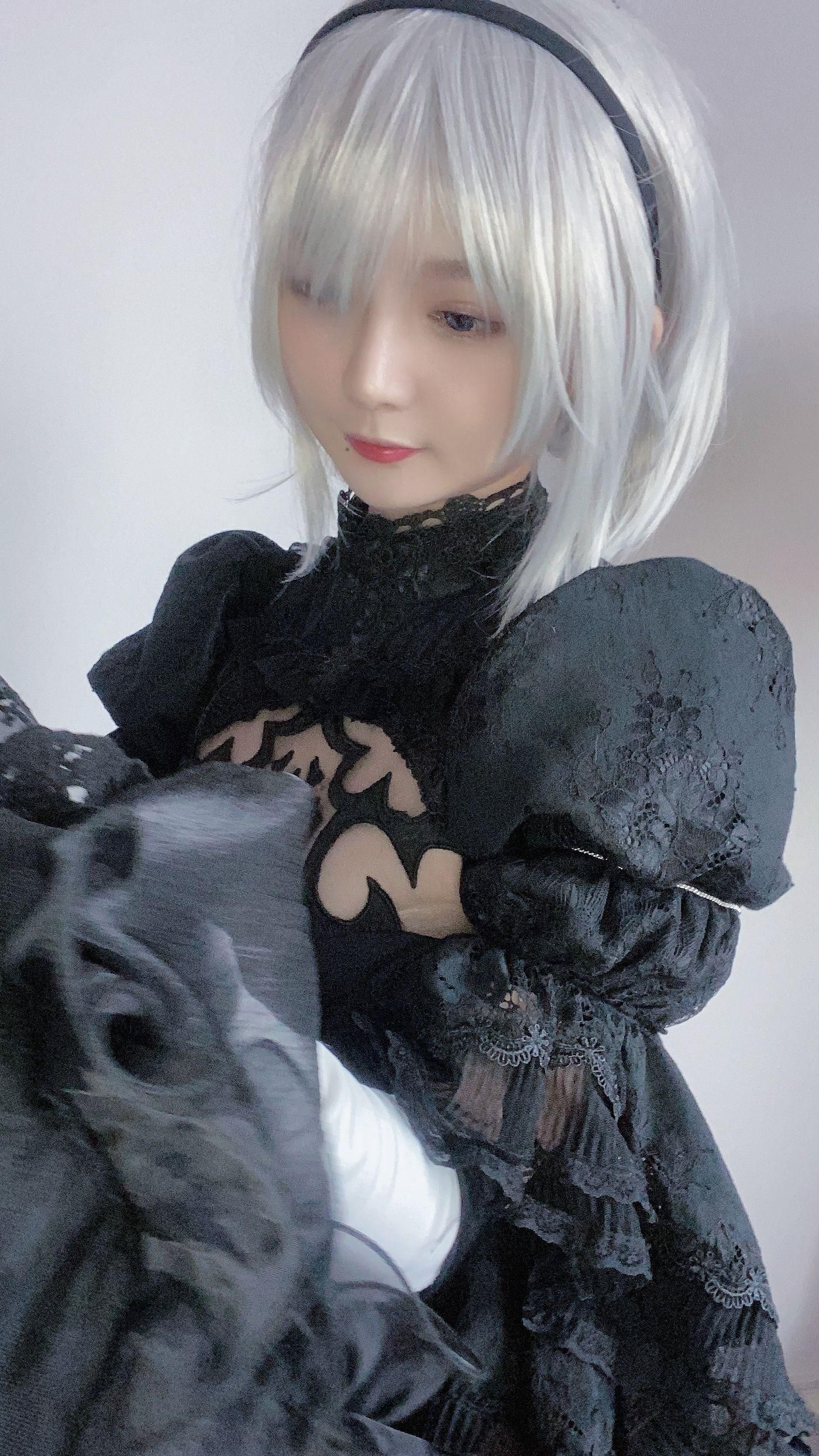 51酱 NO.003 2B黑婚纱 [53P]插图5