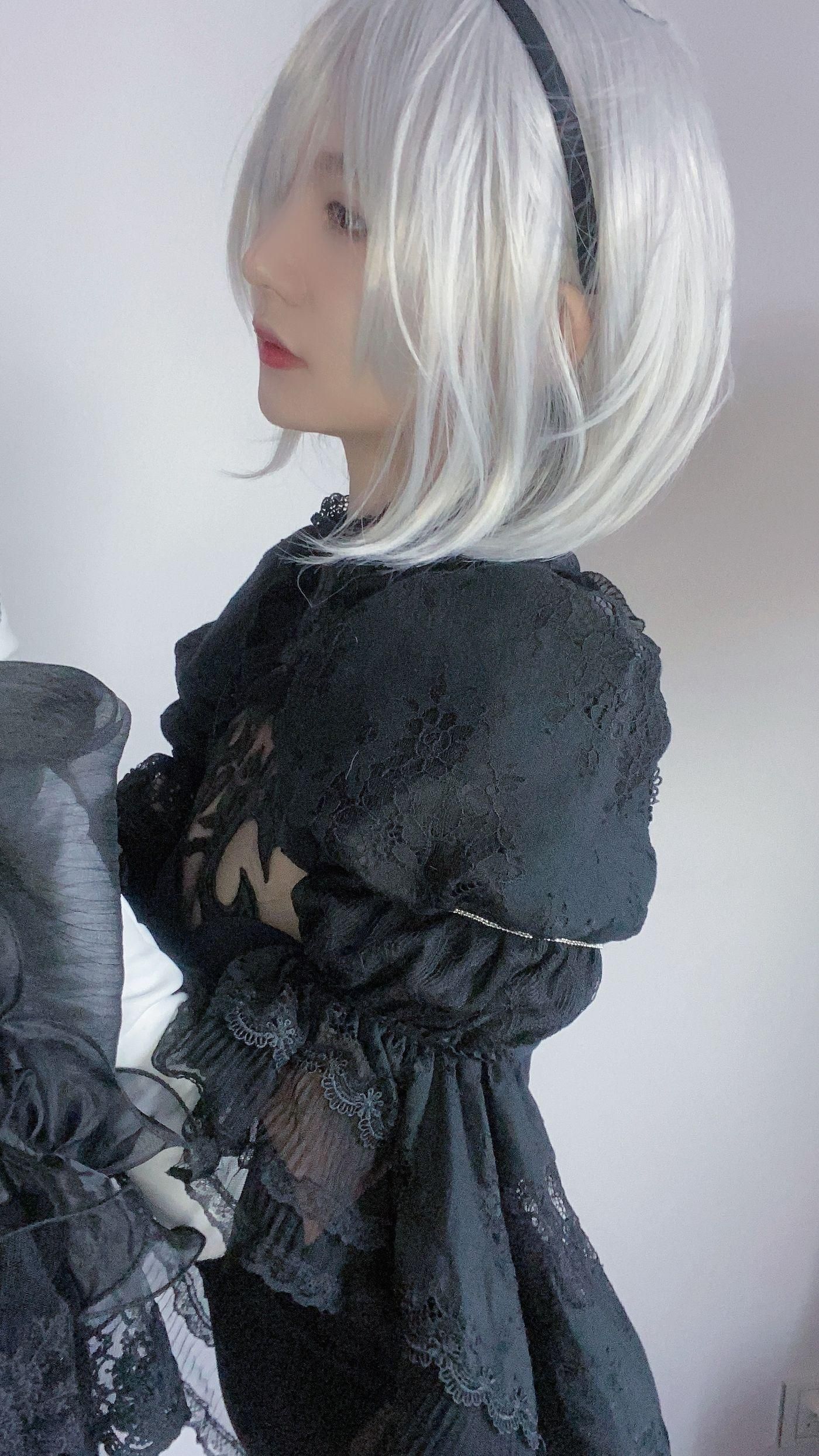 51酱 NO.003 2B黑婚纱 [53P]插图