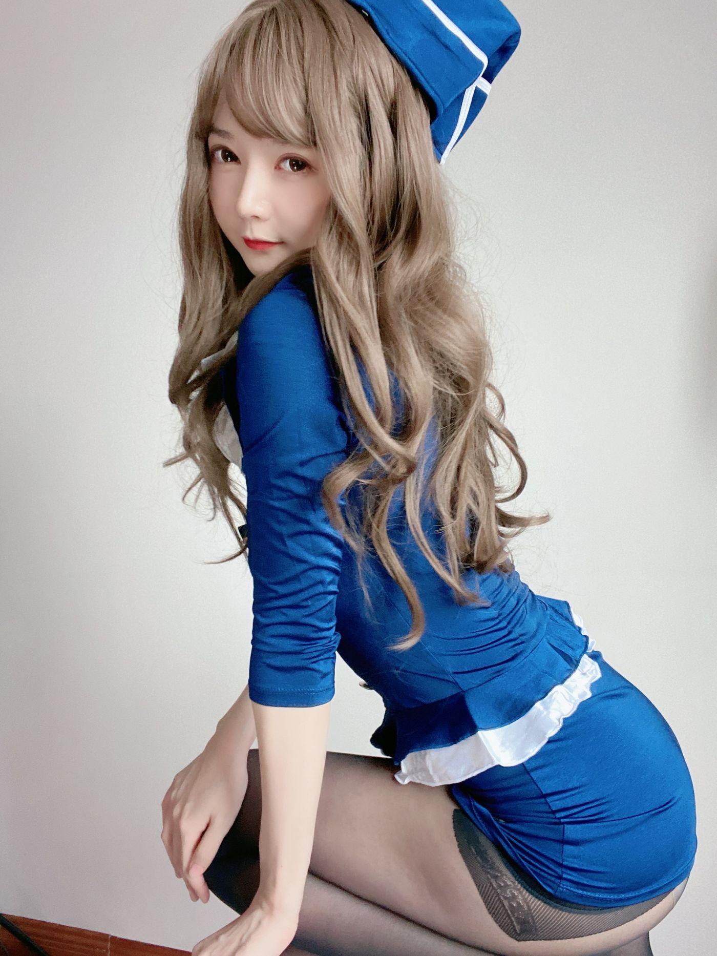 51酱 NO.006 蓝色制服装 [35P]插图1