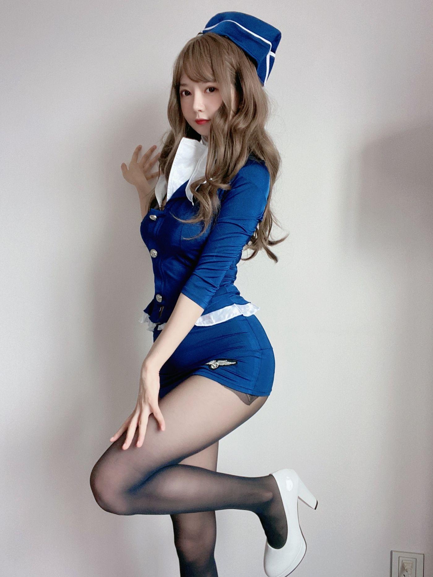 51酱 NO.006 蓝色制服装 [35P]插图3