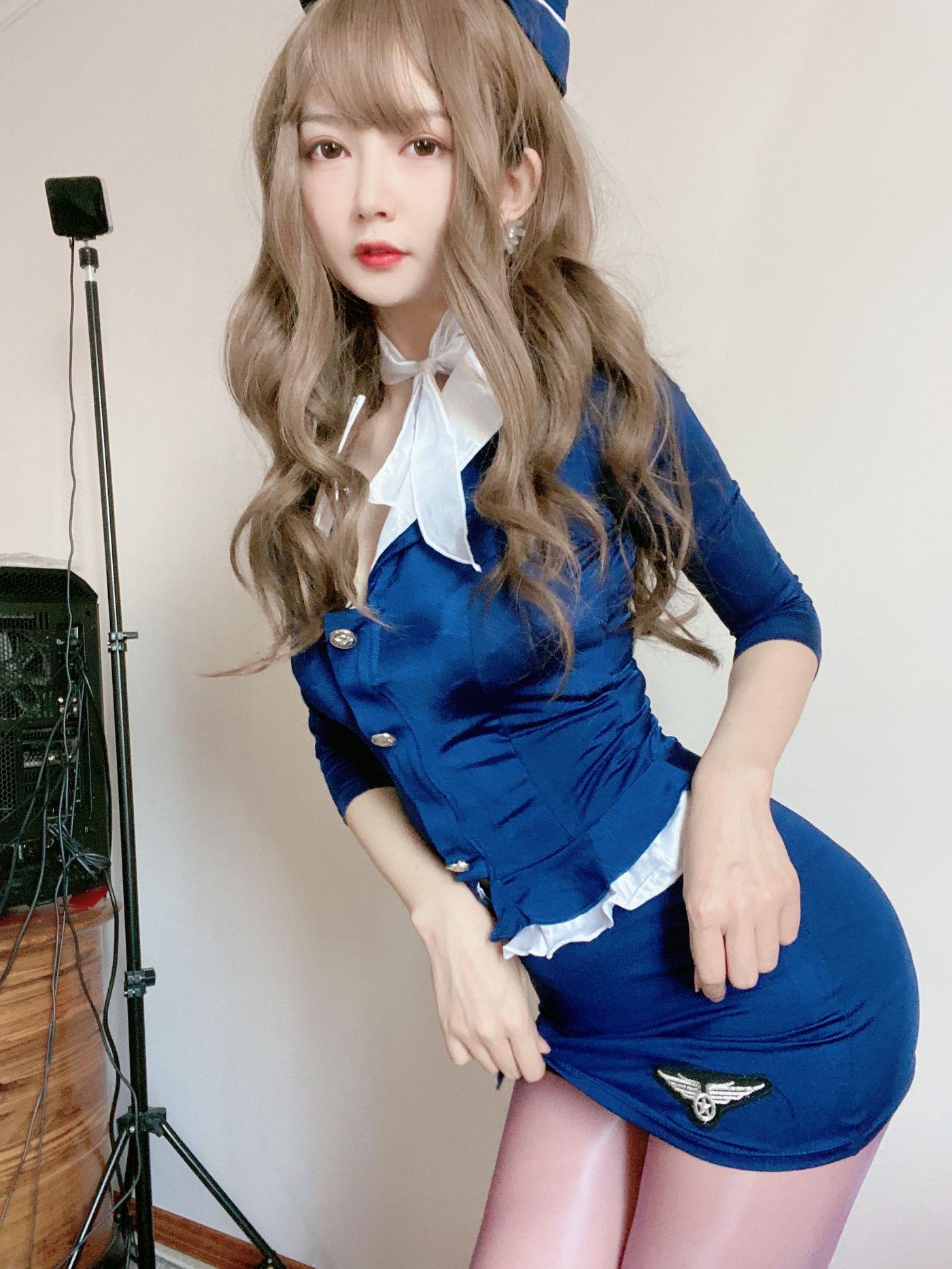 51酱 NO.006 蓝色制服装 [35P]插图1