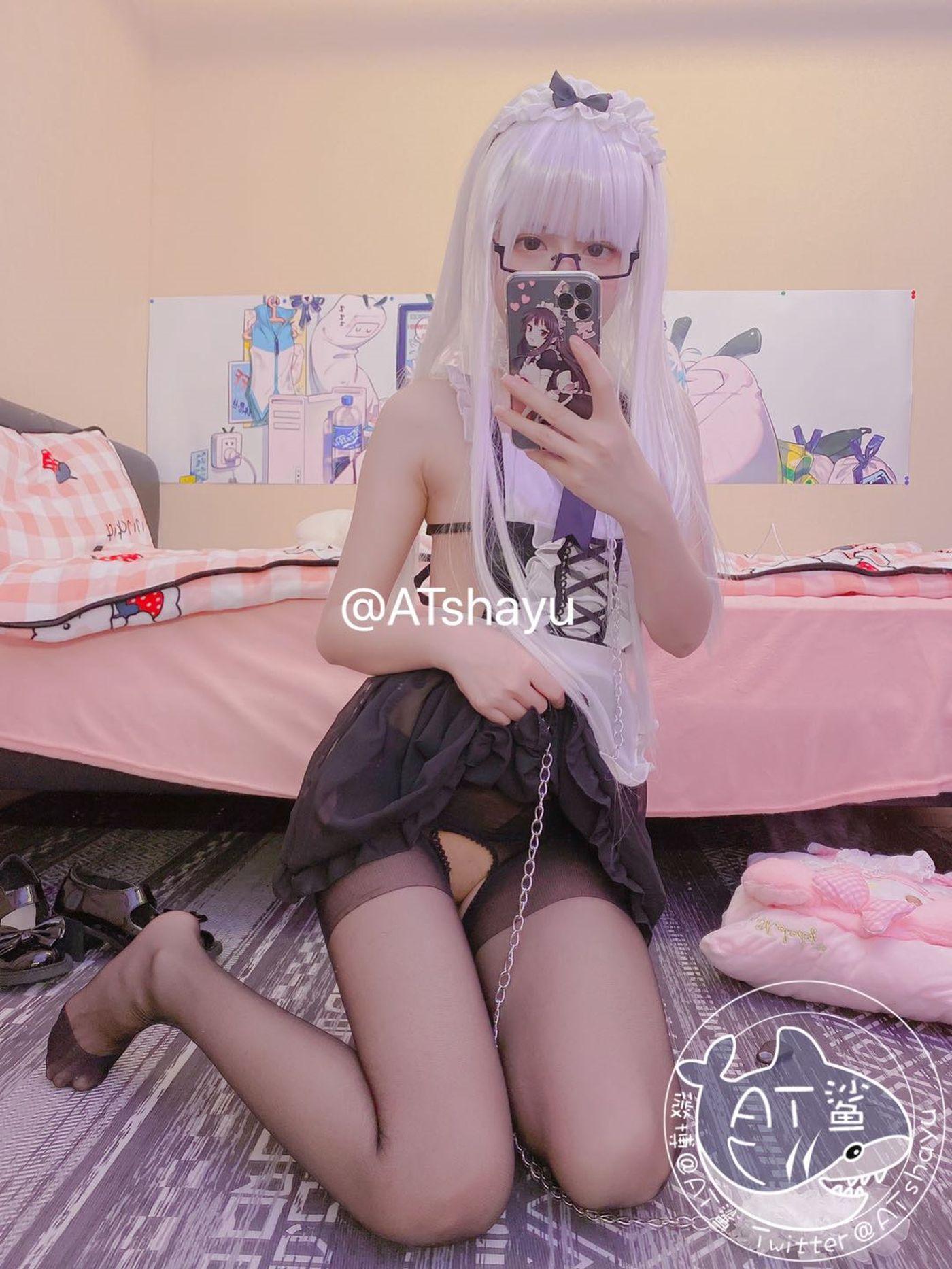 AT鲨 – NO.12 女仆开档袜 [43P]插图6