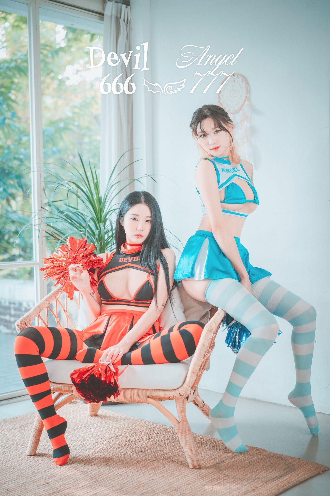 Bomi (보미) DJAWA Photo &Tae Ri (태리)  Devil 666 & Angel 777 [81P]插图