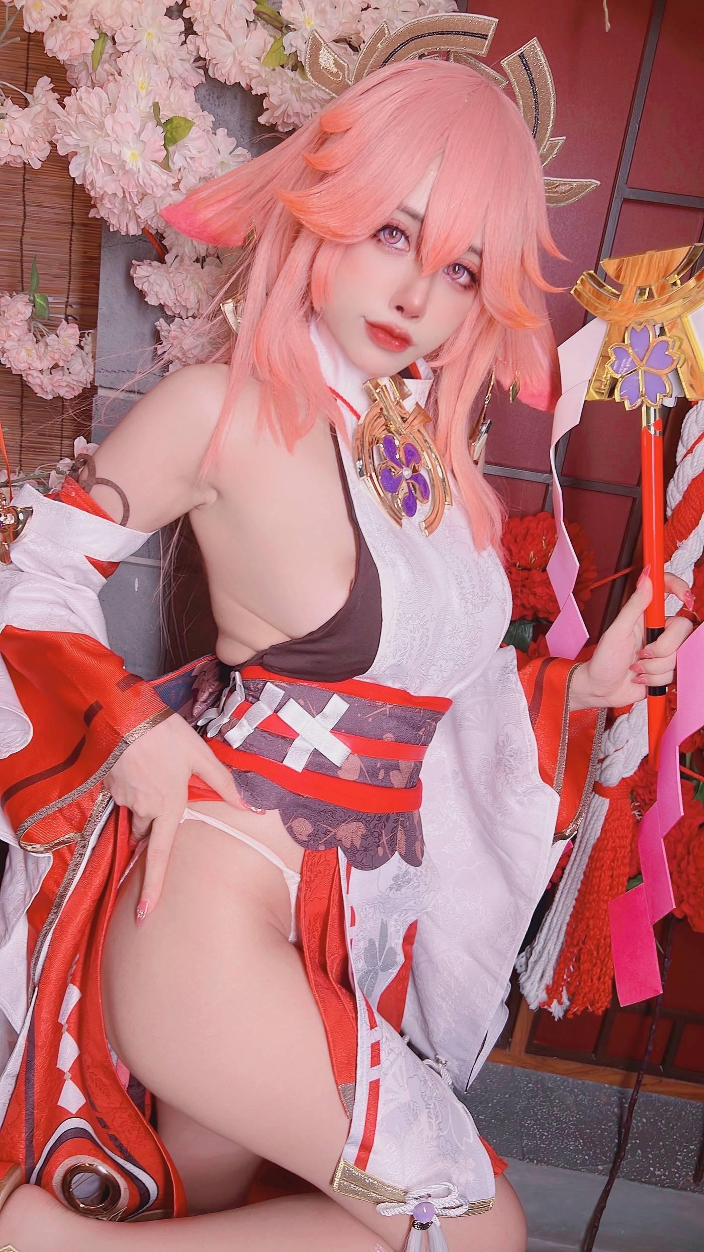 Byoru – NO.35 Yae Miko x Raiden Shogun [95P]插图2