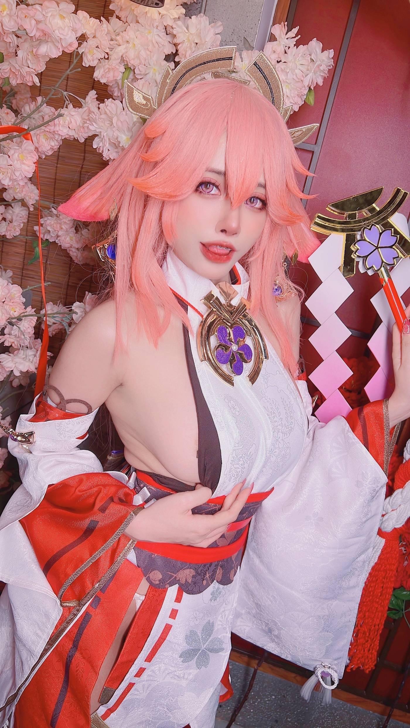 Byoru – NO.35 Yae Miko x Raiden Shogun [95P]插图3