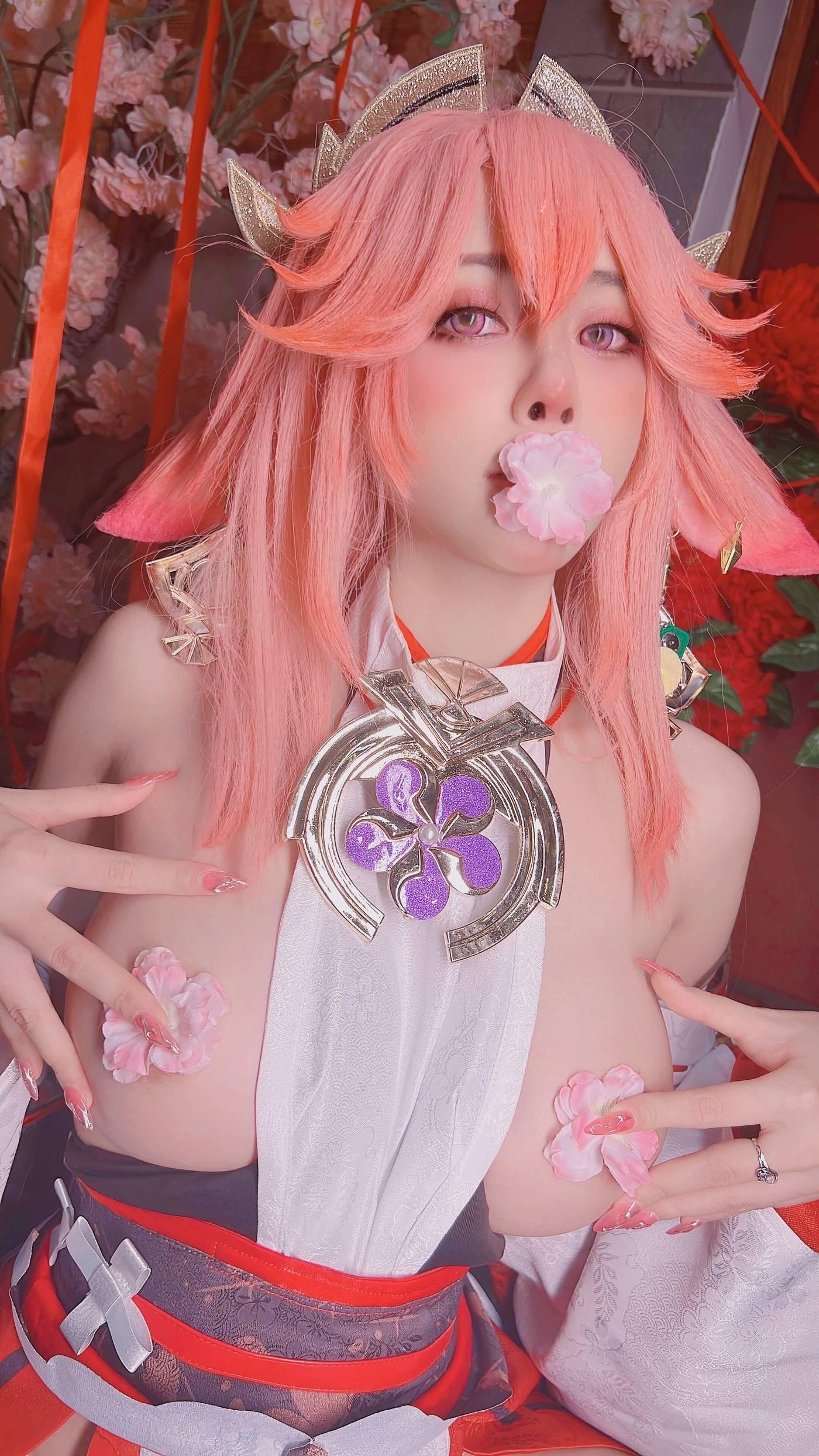 Byoru – NO.35 Yae Miko x Raiden Shogun [95P]插图6
