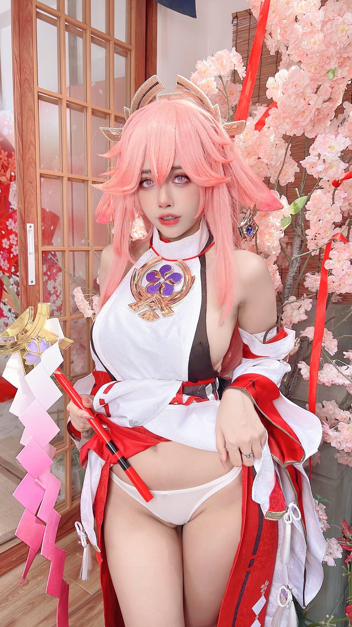 Byoru – NO.35 Yae Miko x Raiden Shogun [95P]插图