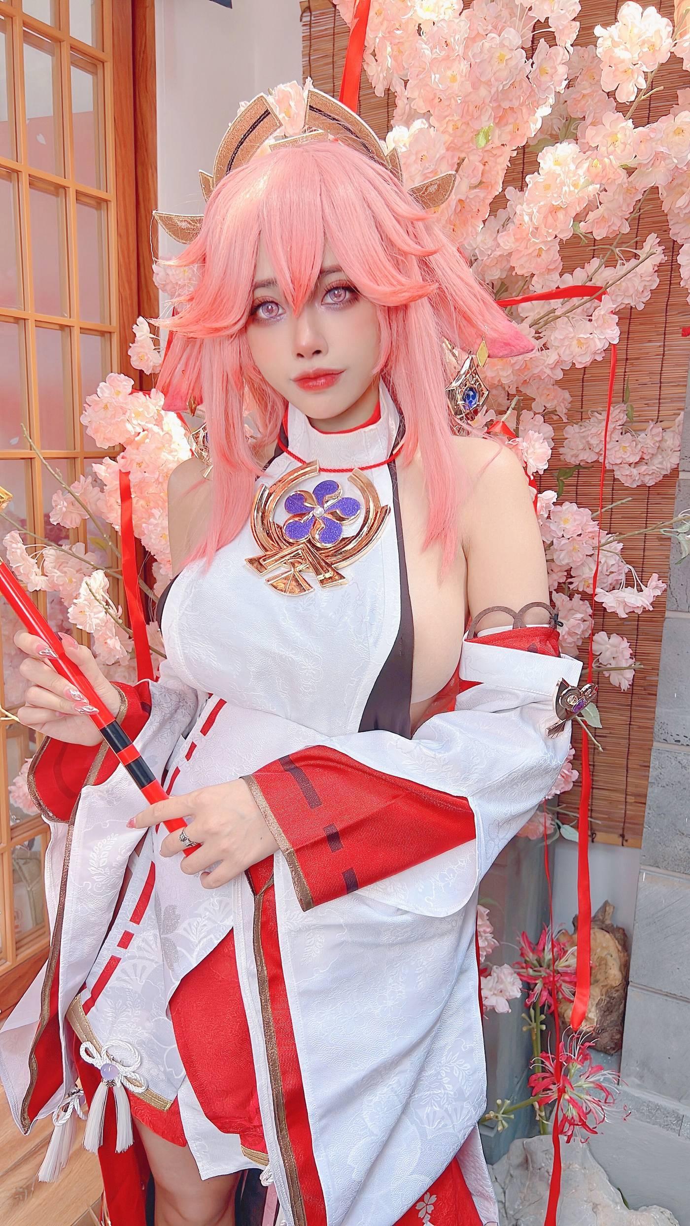 Byoru – NO.35 Yae Miko x Raiden Shogun [95P]插图1