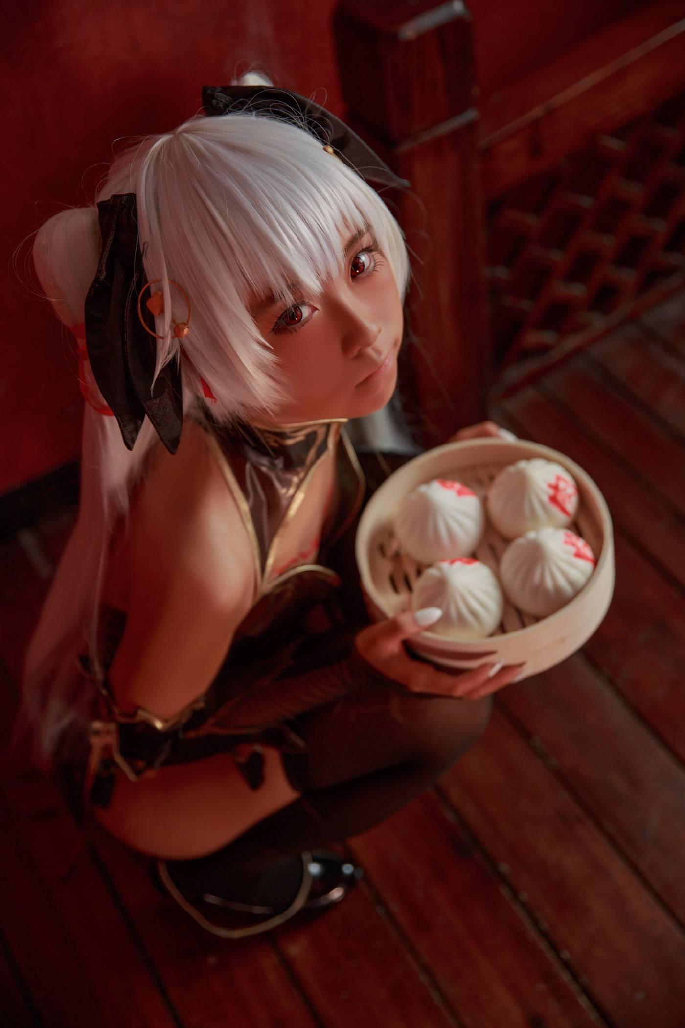G44不会受伤 – NO.24 褐色旗袍娘 [18P]插图6
