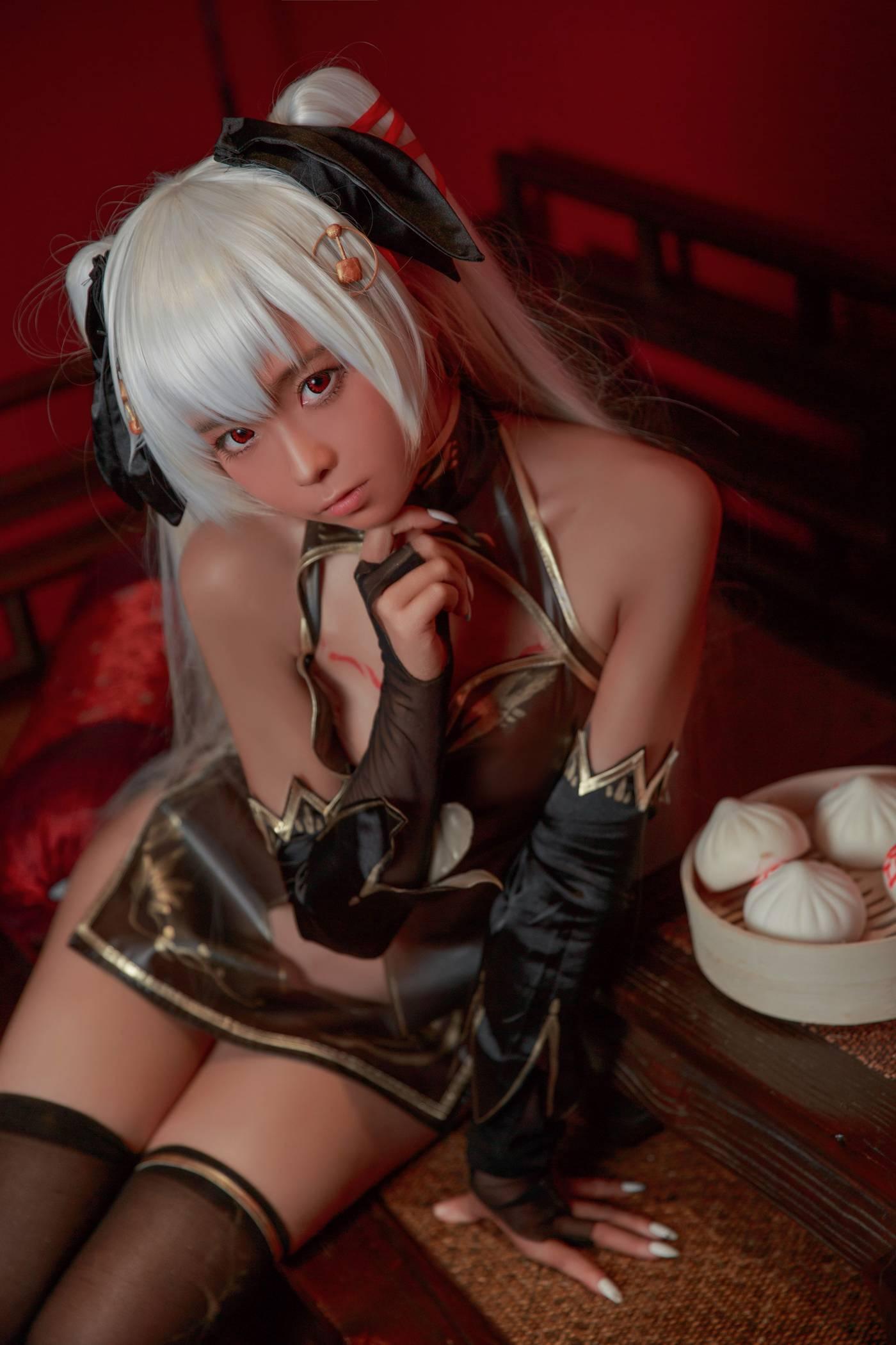 G44不会受伤 – NO.24 褐色旗袍娘 [18P]插图8