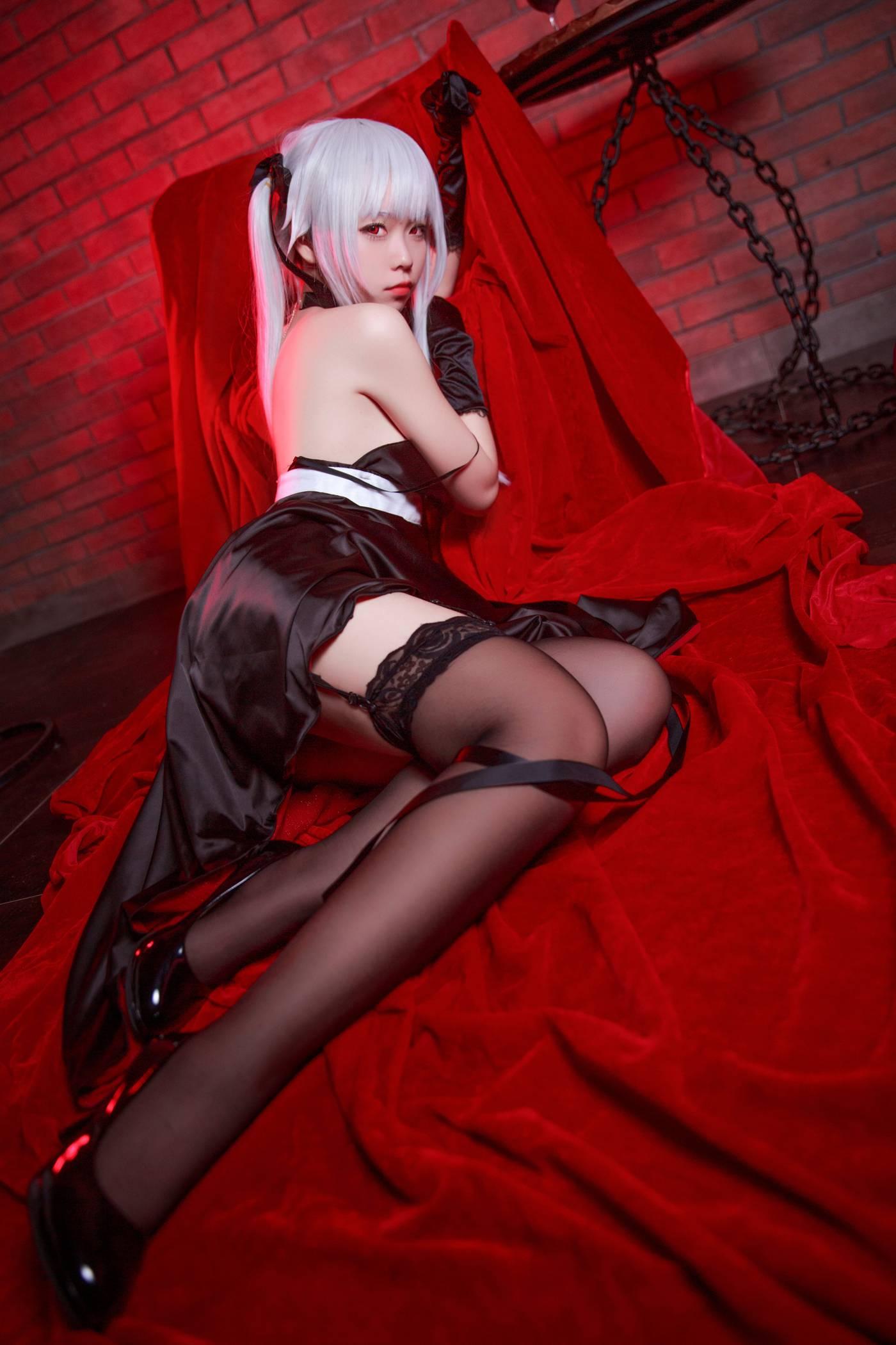 G44不会受伤 – NO.17 雾枝黑裙礼服 [13P]插图9